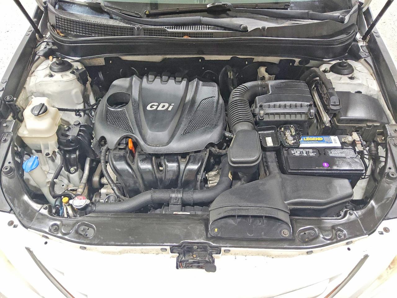 2013 Hyundai Sonata Gls White vin: 5NPEB4AC1DH598964