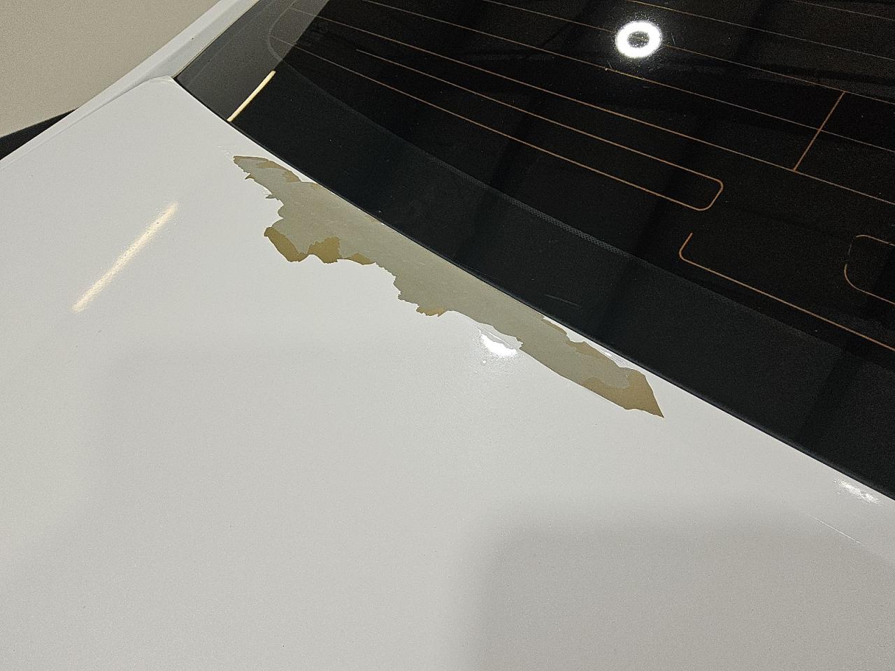 2013 Hyundai Sonata Gls White vin: 5NPEB4AC1DH598964 Damage: Deck Lid, Peeling, > 12 Inches