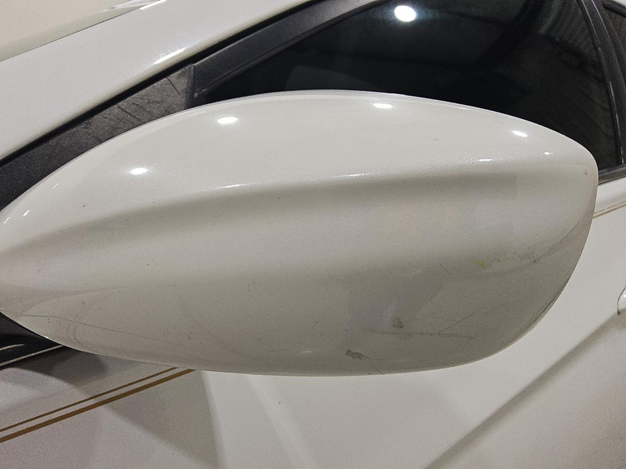 2013 Hyundai Sonata Gls White vin: 5NPEB4AC1DH598964 Damage: Lf Mirror Cover, Heavy Scratch, 2 To 3 Inches