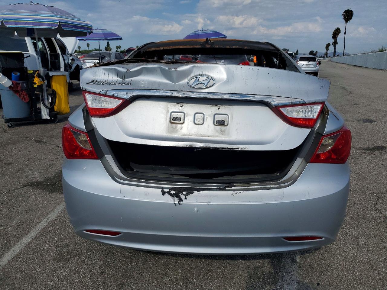 2013 Hyundai Sonata Gls Silver vin: 5NPEB4AC1DH606609