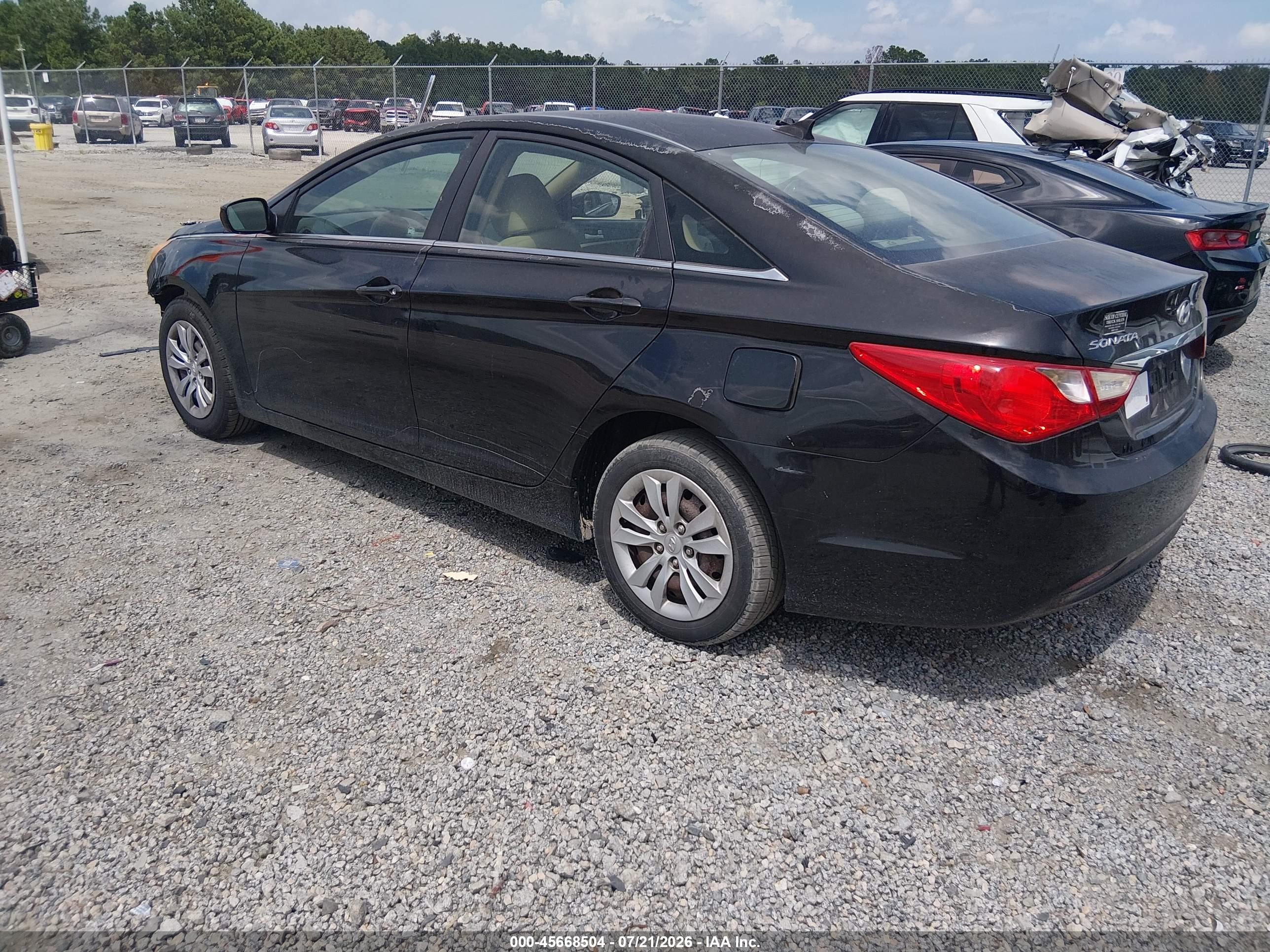 2013 Hyundai Sonata Gls Black vin: 5NPEB4AC1DH606870