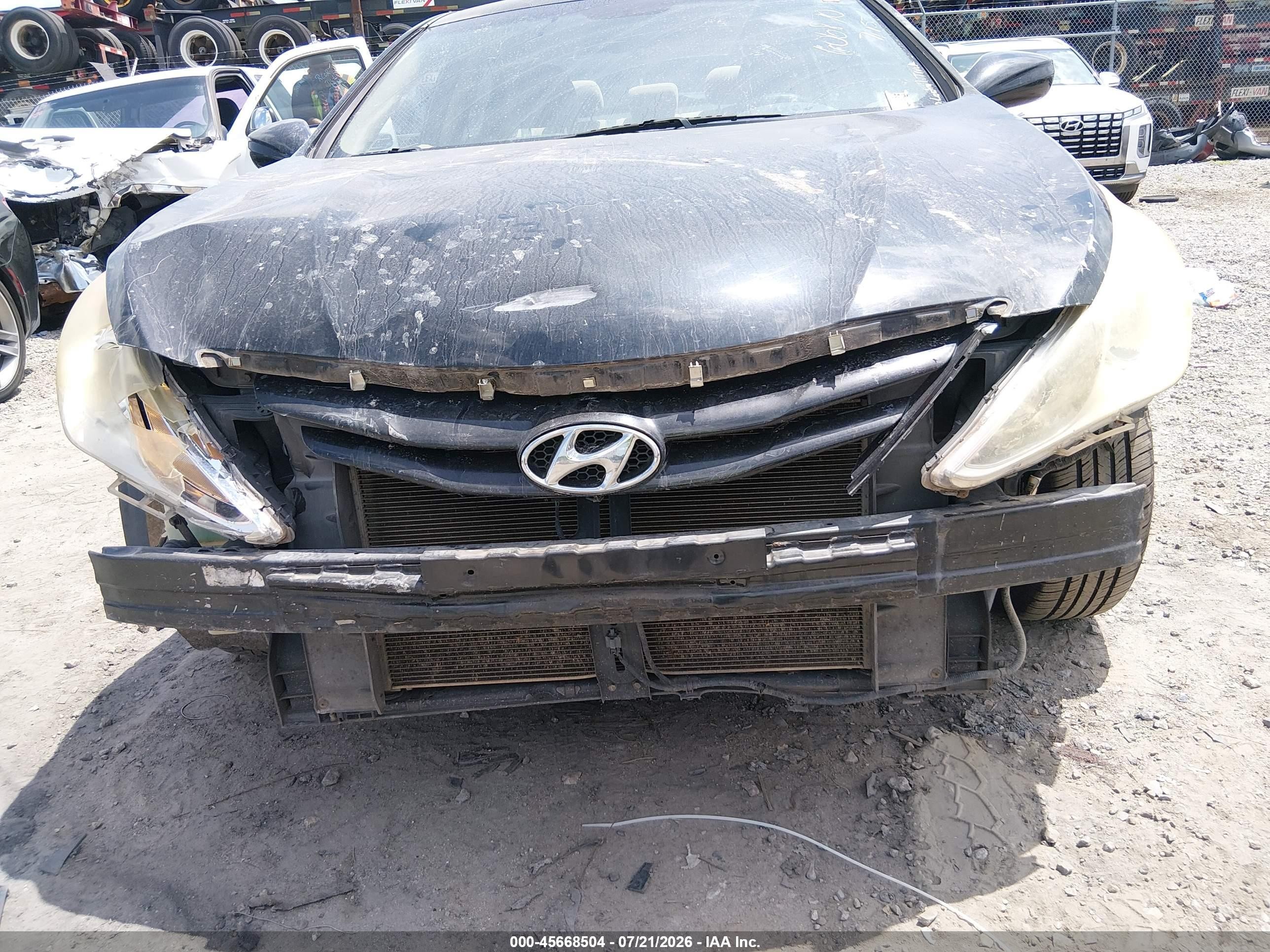 2013 Hyundai Sonata Gls Black vin: 5NPEB4AC1DH606870