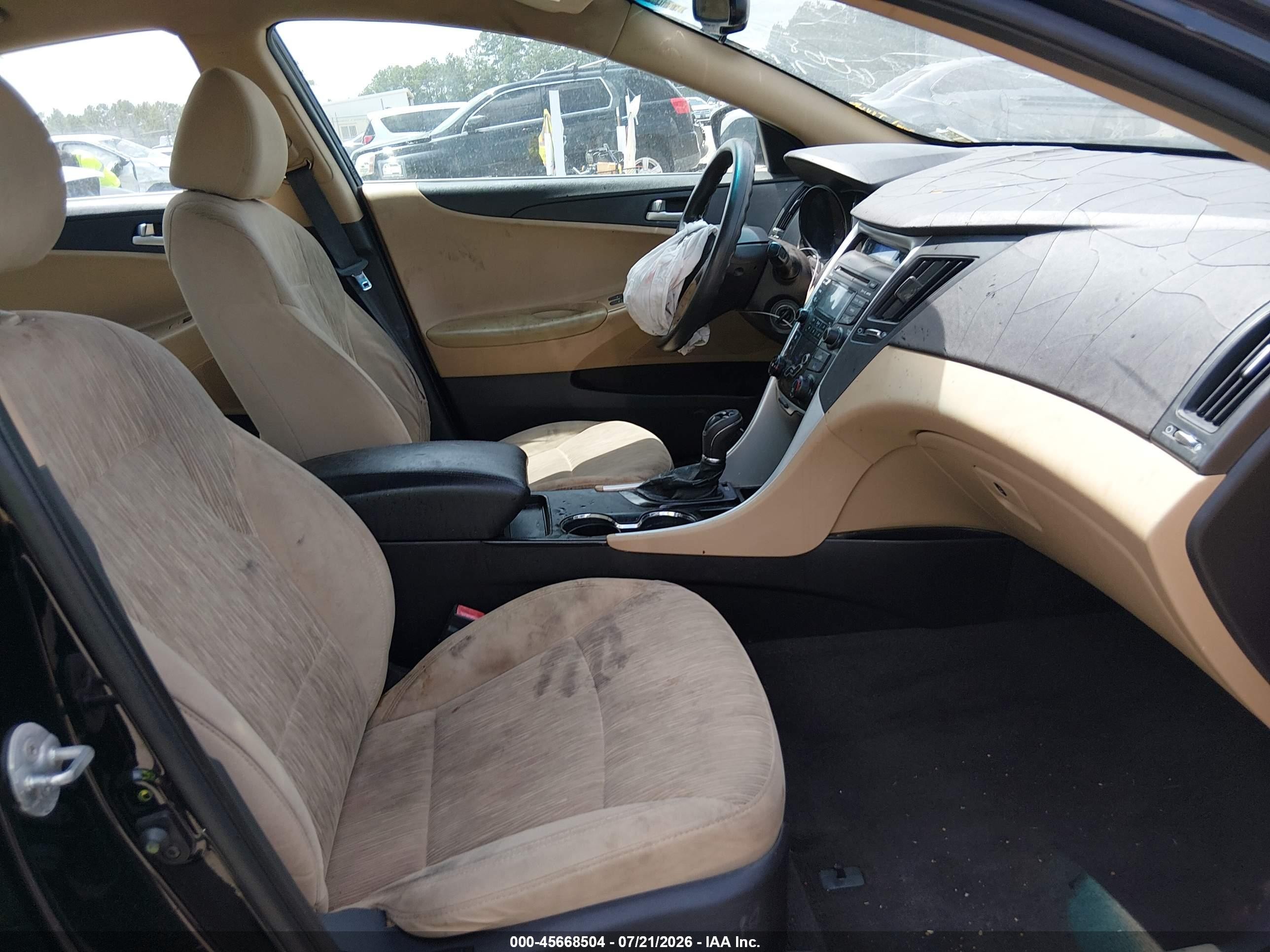 2013 Hyundai Sonata Gls Black vin: 5NPEB4AC1DH606870