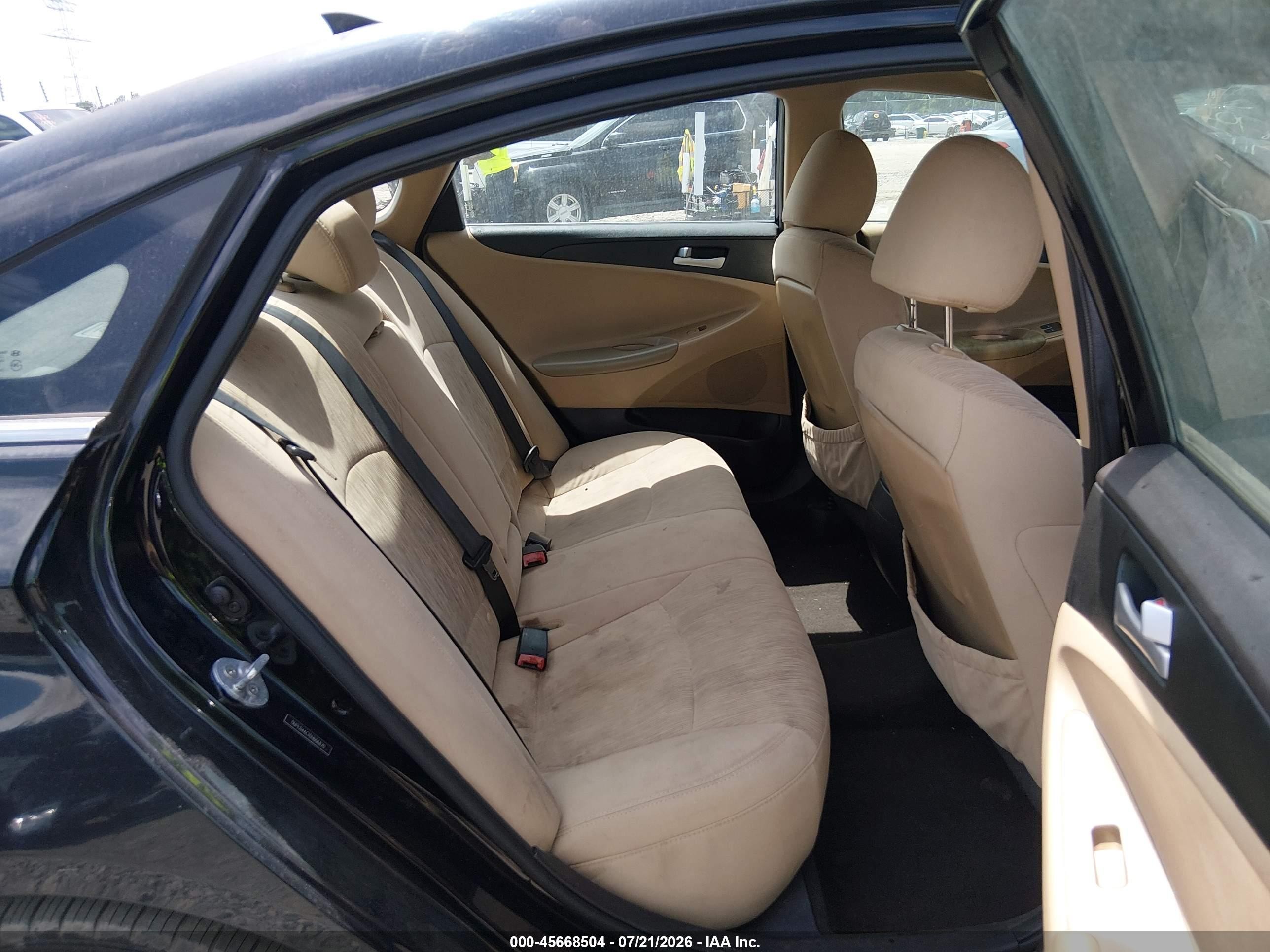 2013 Hyundai Sonata Gls Black vin: 5NPEB4AC1DH606870