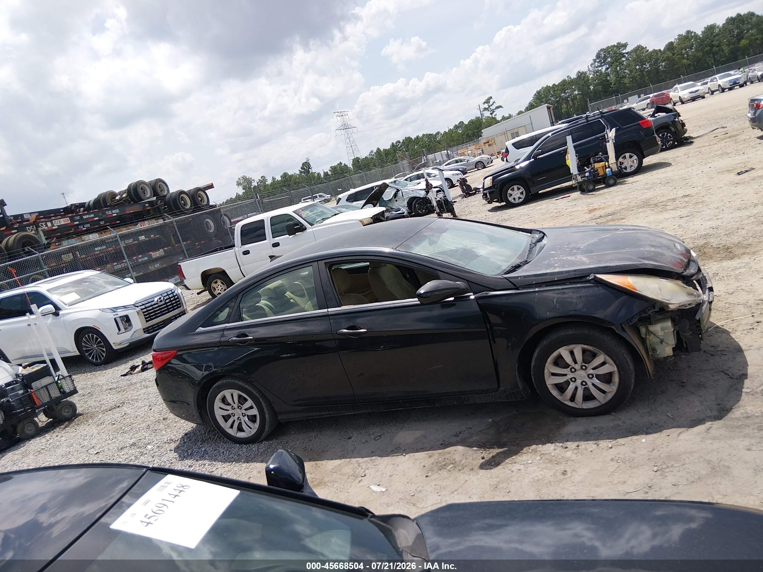 2013 Hyundai Sonata Gls Black vin: 5NPEB4AC1DH606870