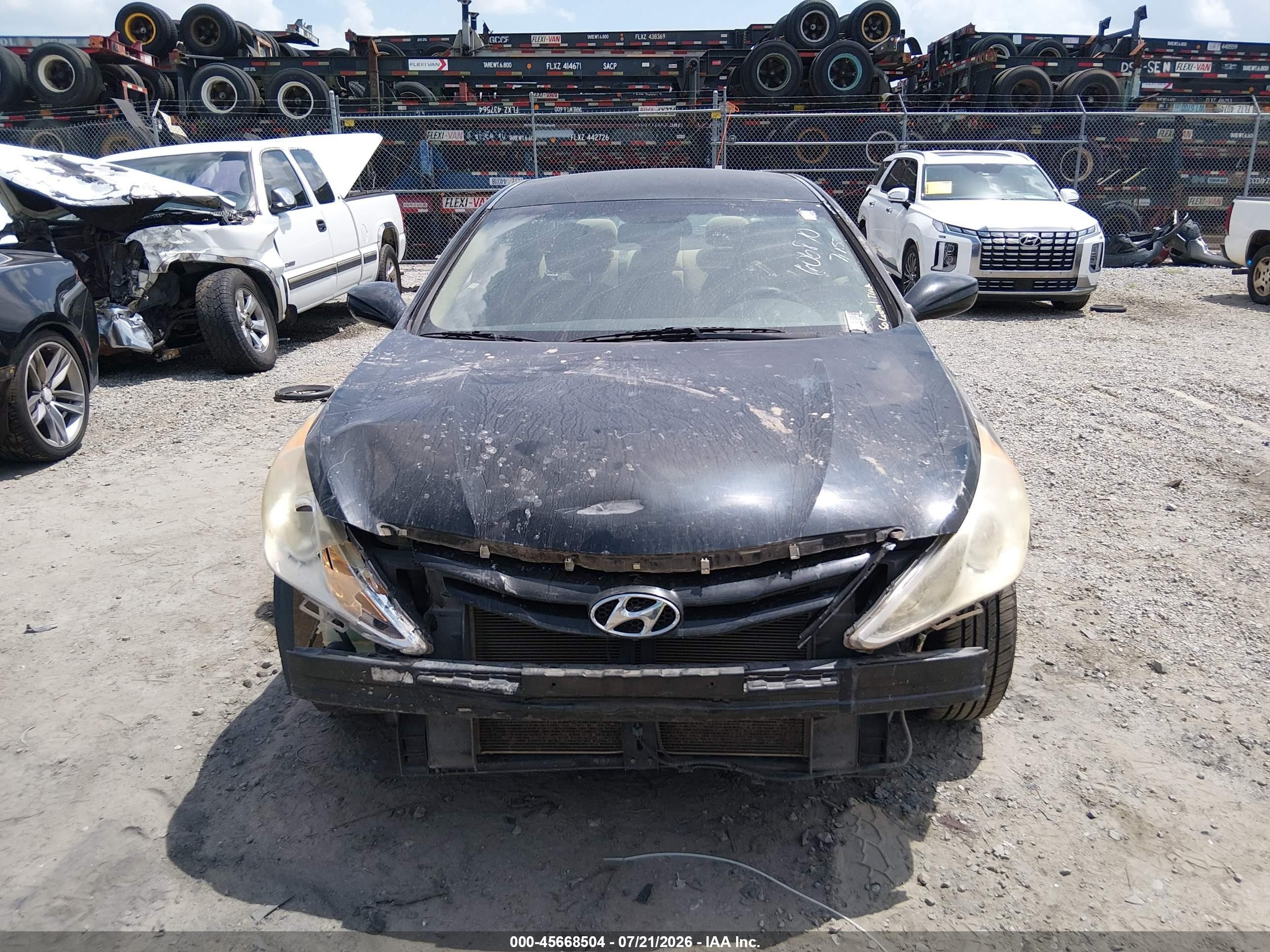 2013 Hyundai Sonata Gls Black vin: 5NPEB4AC1DH606870