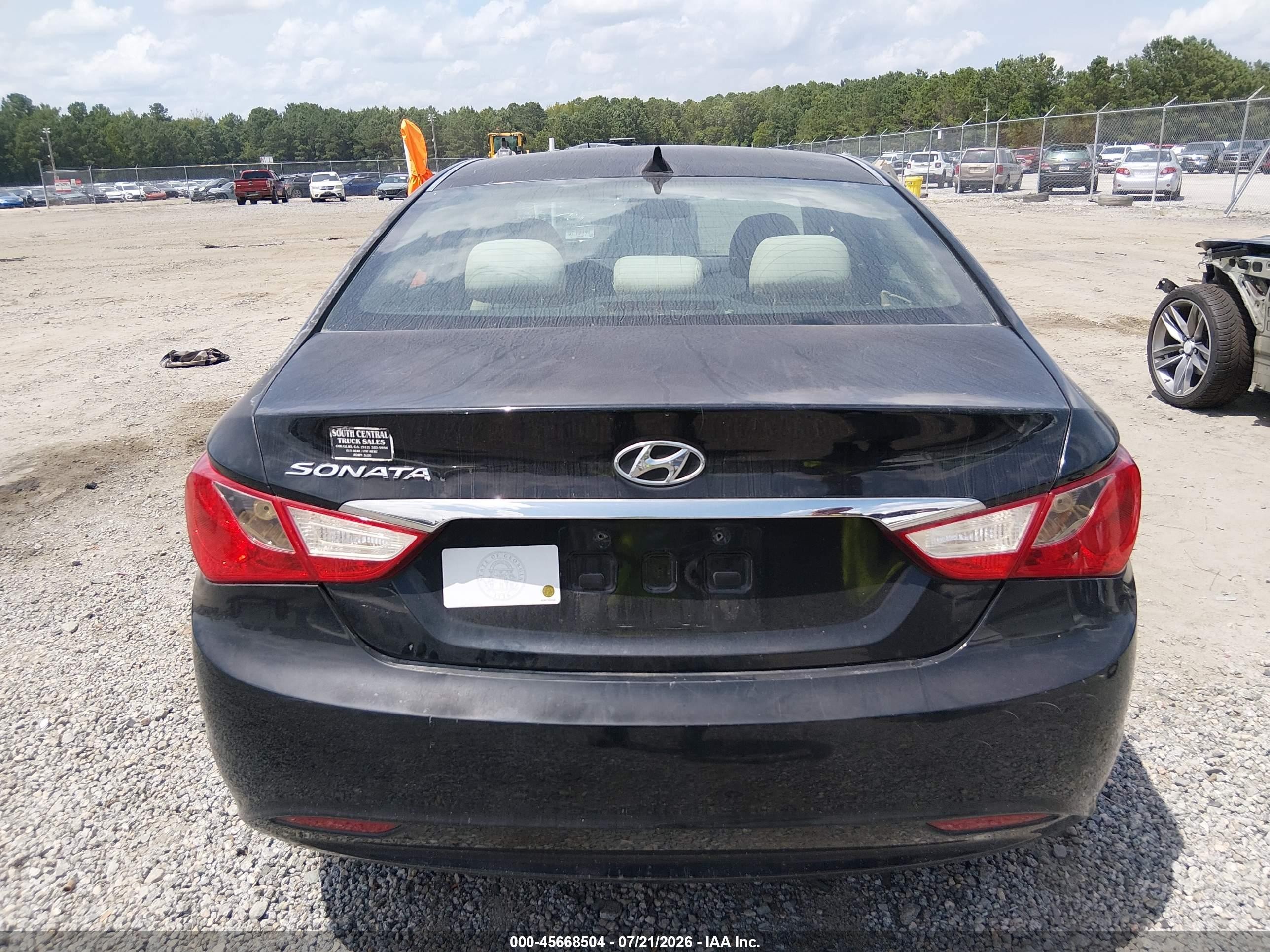 2013 Hyundai Sonata Gls Black vin: 5NPEB4AC1DH606870