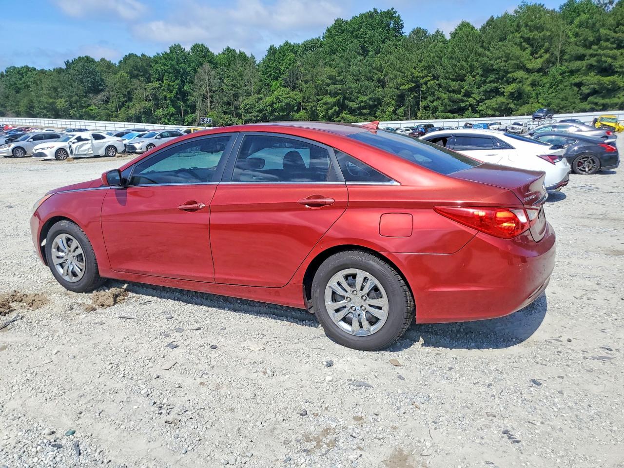 2013 Hyundai Sonata Gls Красный vin: 5NPEB4AC1DH614791