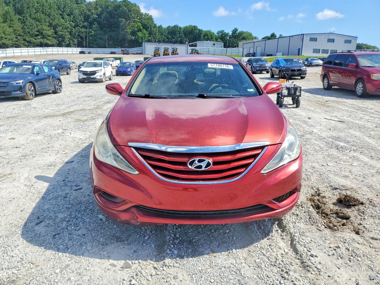 2013 Hyundai Sonata Gls Красный vin: 5NPEB4AC1DH614791