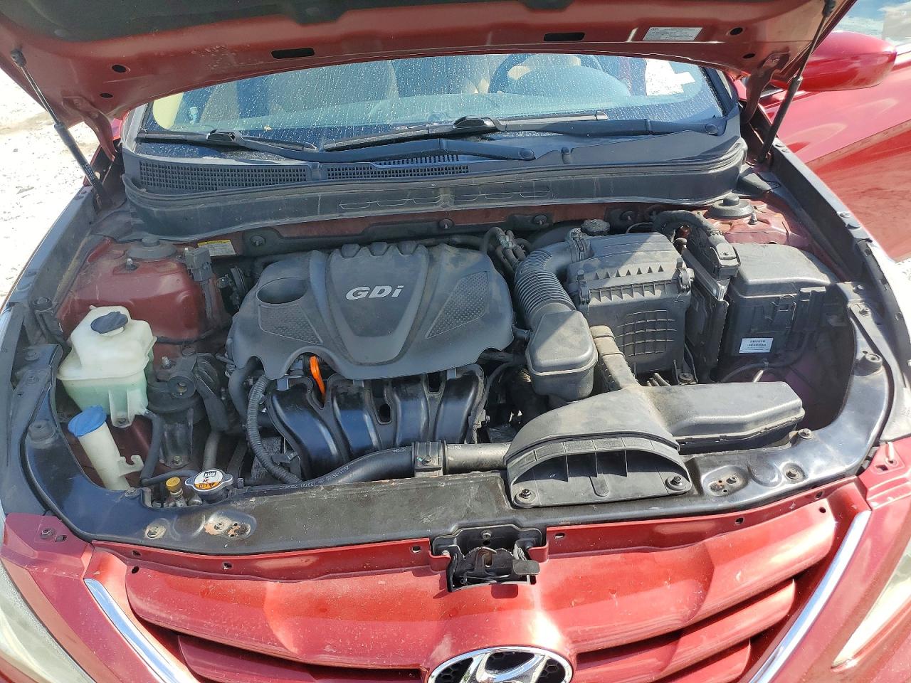 2013 Hyundai Sonata Gls Красный vin: 5NPEB4AC1DH614791
