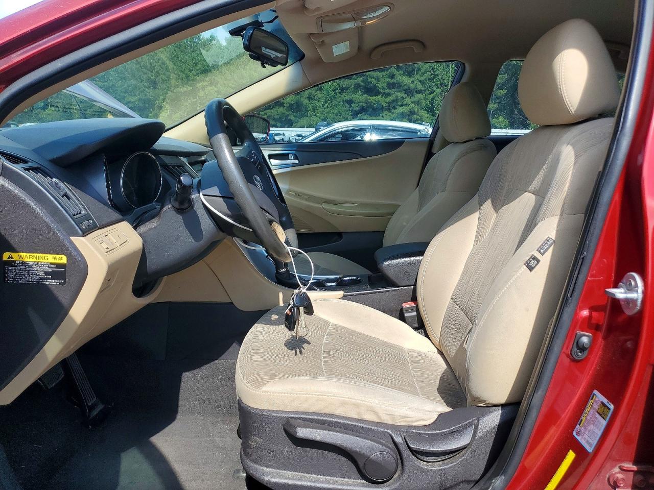 2013 Hyundai Sonata Gls Красный vin: 5NPEB4AC1DH614791