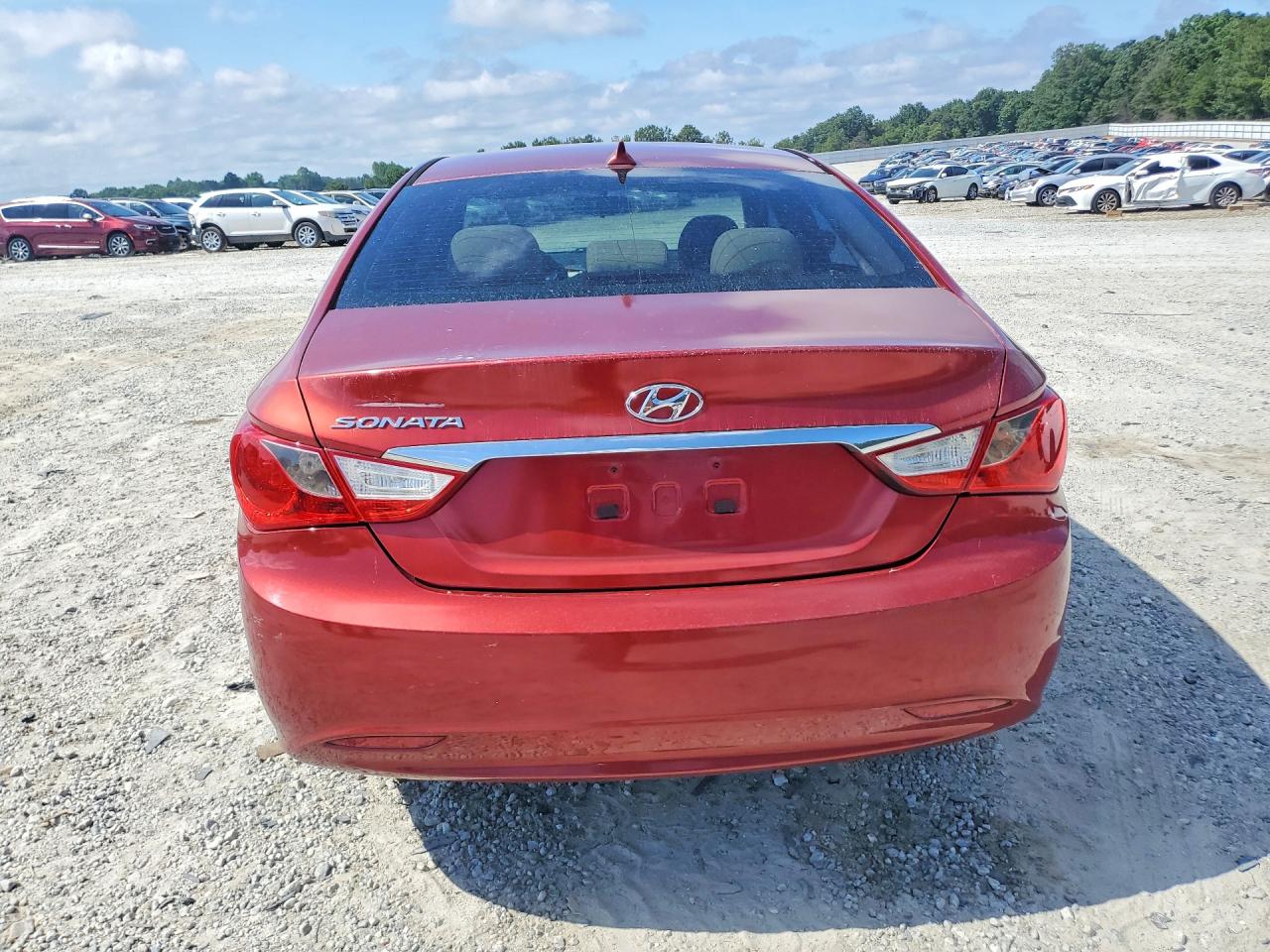 2013 Hyundai Sonata Gls Красный vin: 5NPEB4AC1DH614791