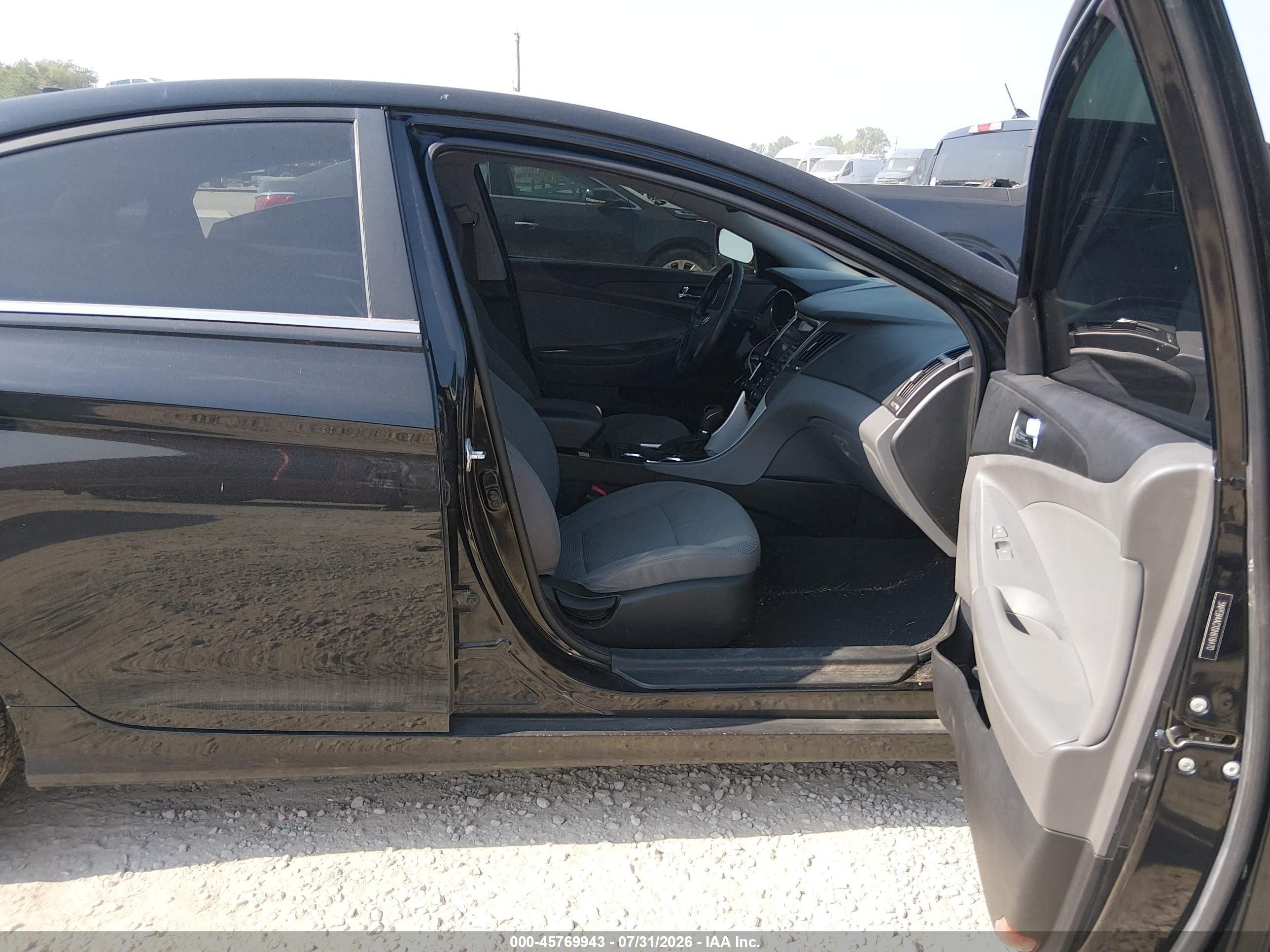 2013 Hyundai Sonata Gls Black vin: 5NPEB4AC1DH618470