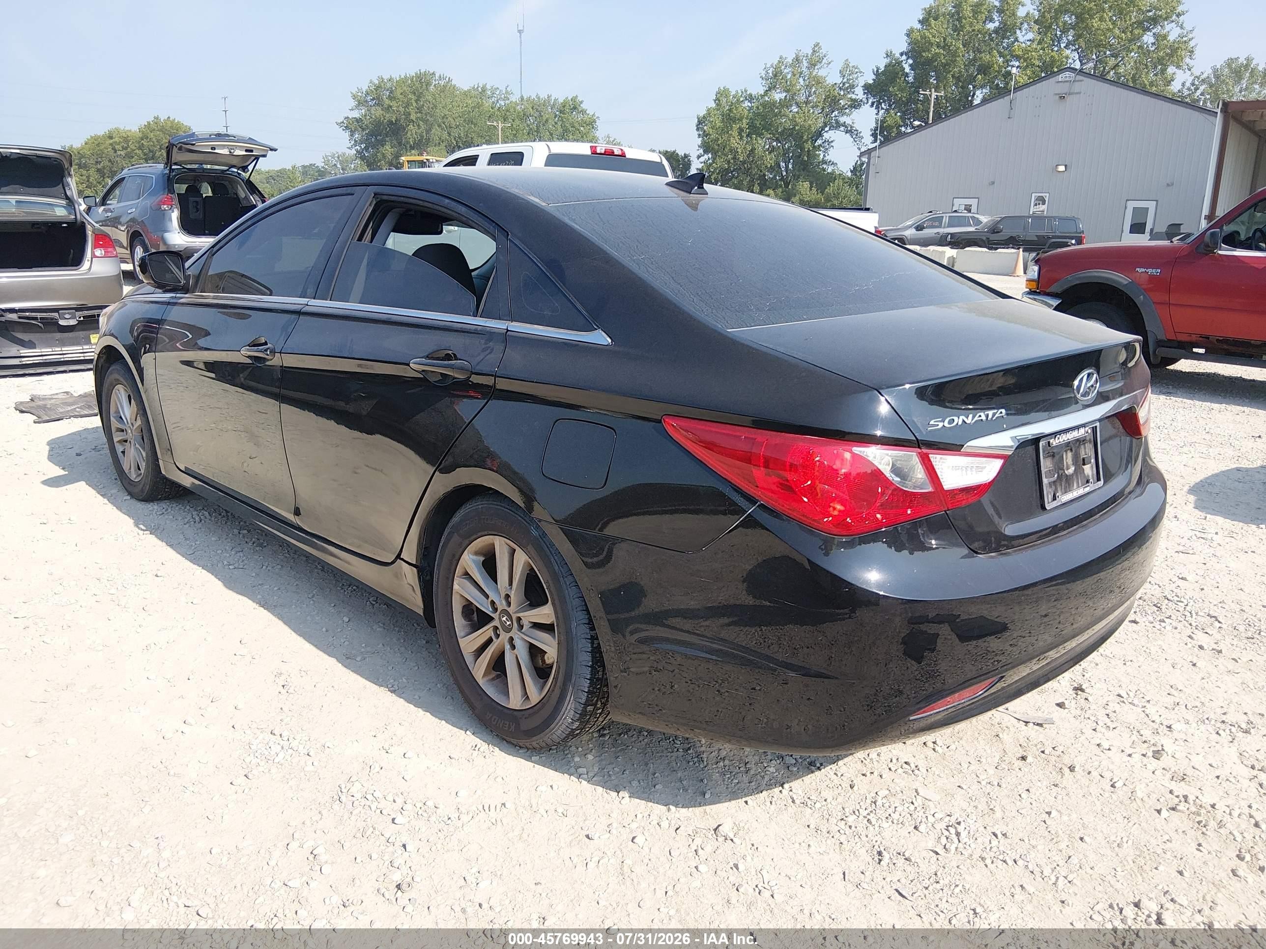 2013 Hyundai Sonata Gls Black vin: 5NPEB4AC1DH618470