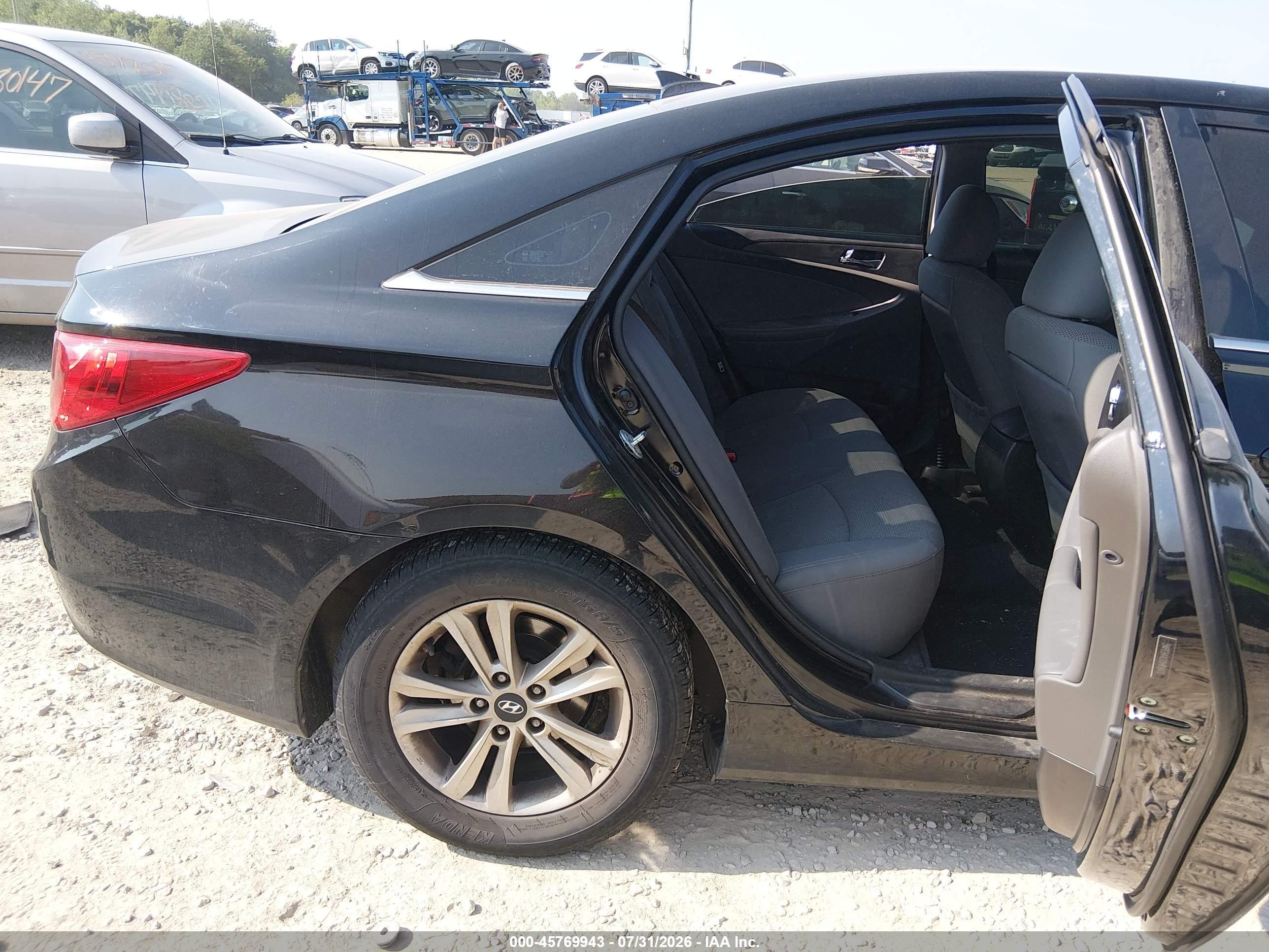 2013 Hyundai Sonata Gls Black vin: 5NPEB4AC1DH618470