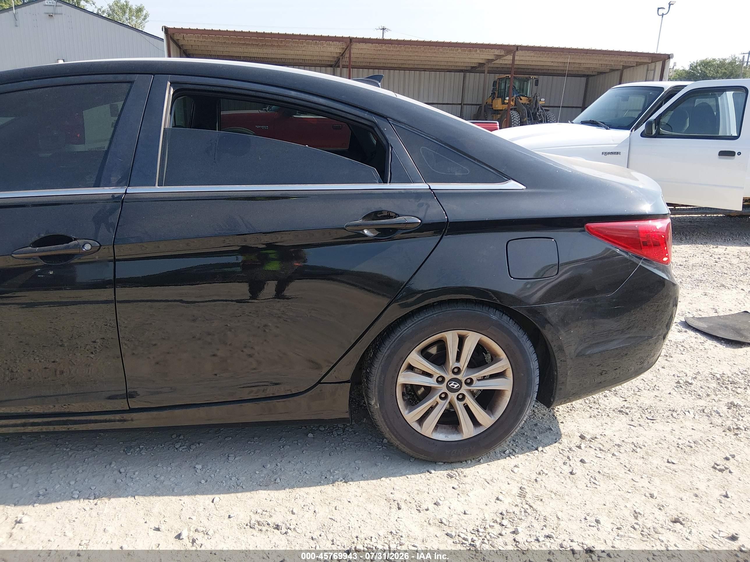 2013 Hyundai Sonata Gls Black vin: 5NPEB4AC1DH618470