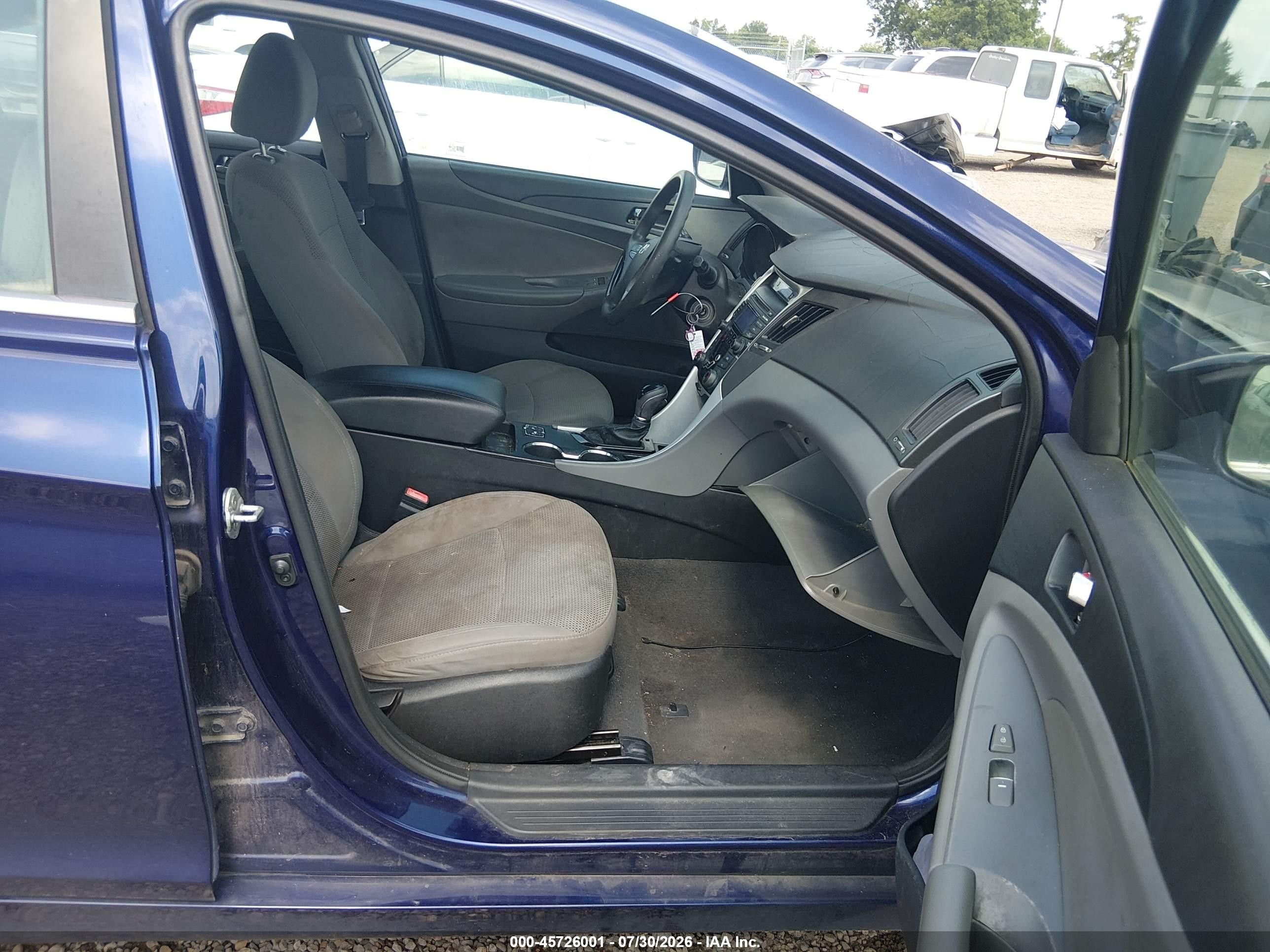 2013 Hyundai Sonata Gls Blue vin: 5NPEB4AC1DH637892