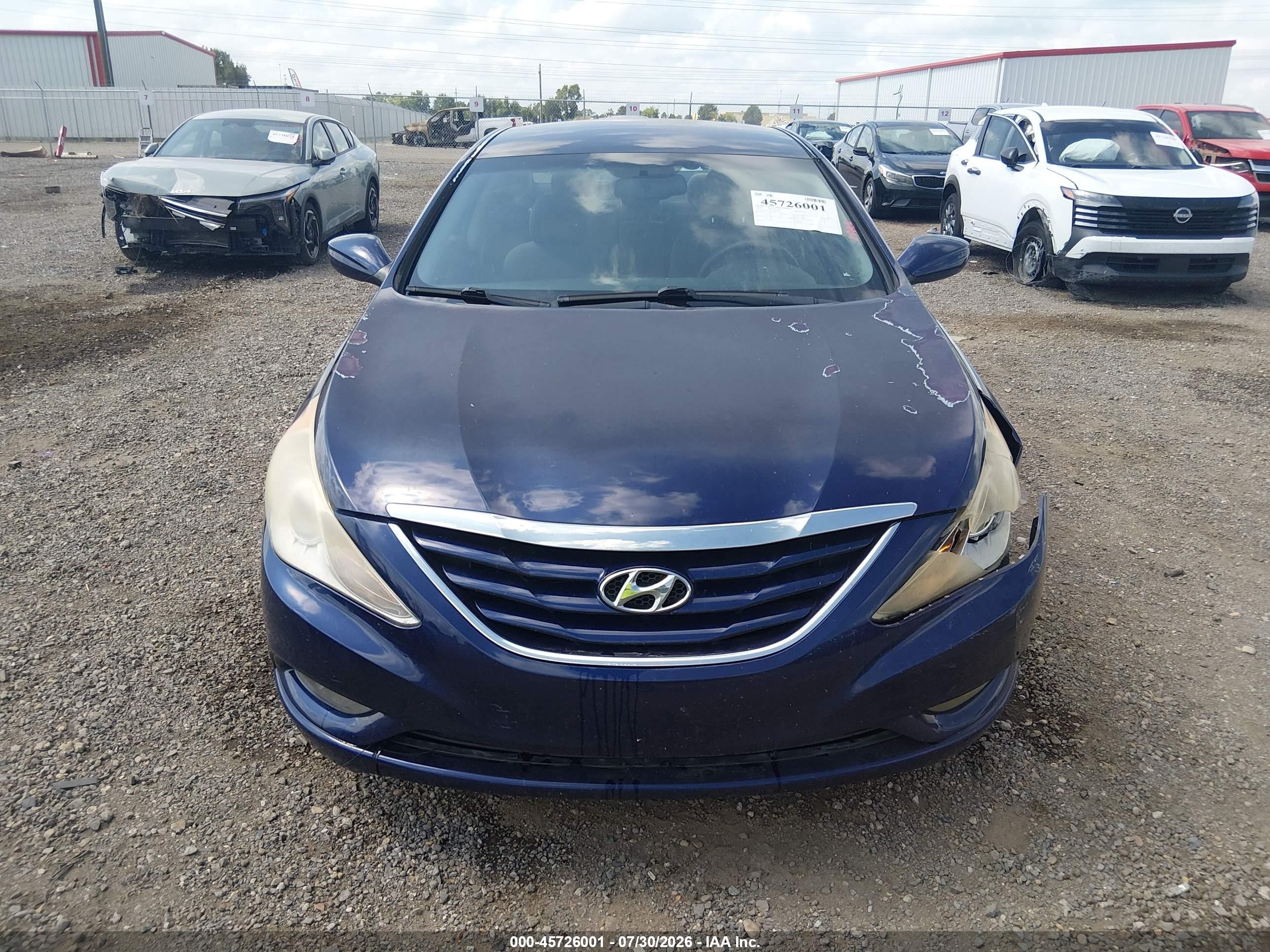 2013 Hyundai Sonata Gls Blue vin: 5NPEB4AC1DH637892