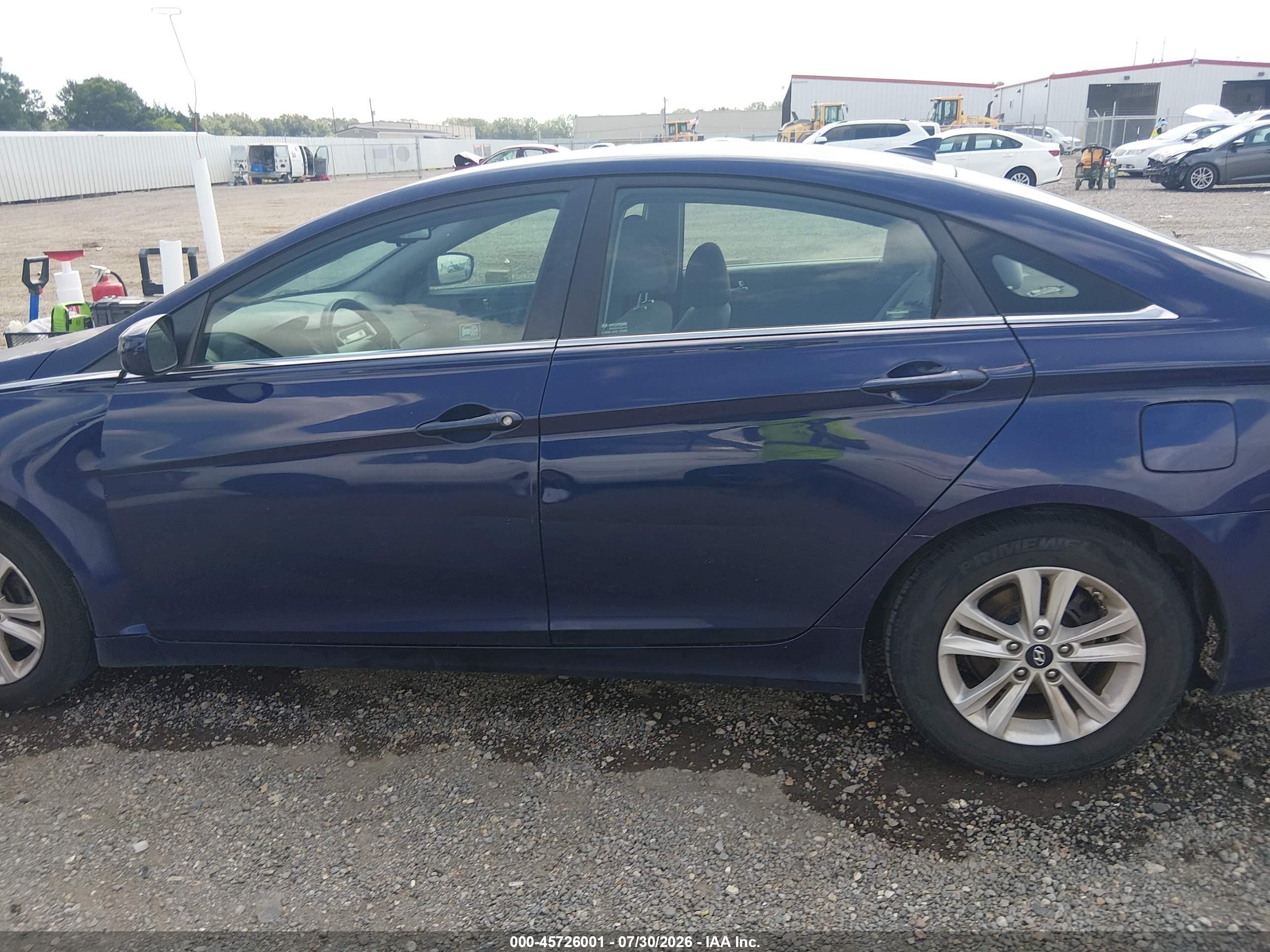 2013 Hyundai Sonata Gls Blue vin: 5NPEB4AC1DH637892