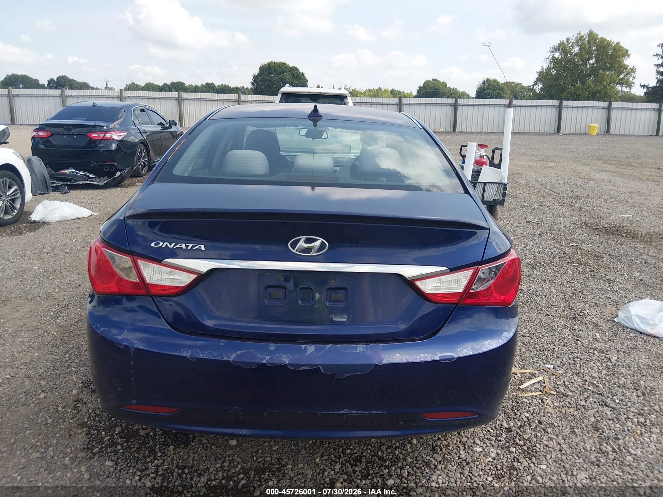 2013 Hyundai Sonata Gls Blue vin: 5NPEB4AC1DH637892