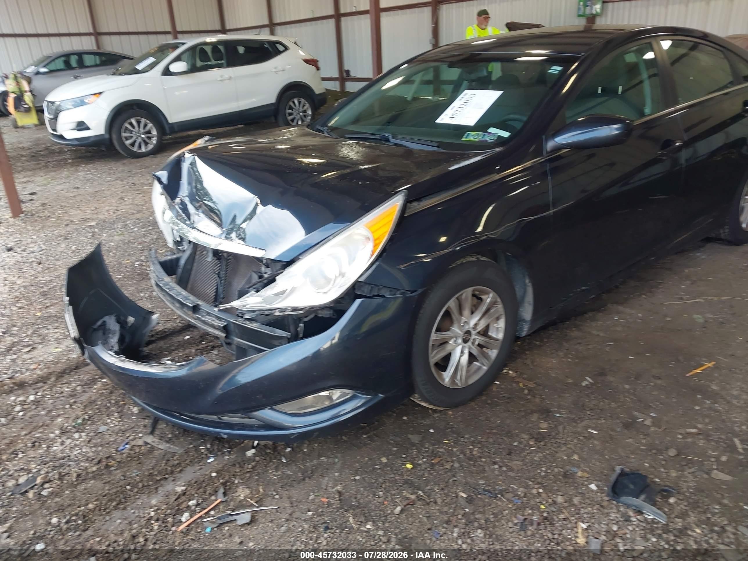 2013 Hyundai Sonata Gls Black vin: 5NPEB4AC1DH638122