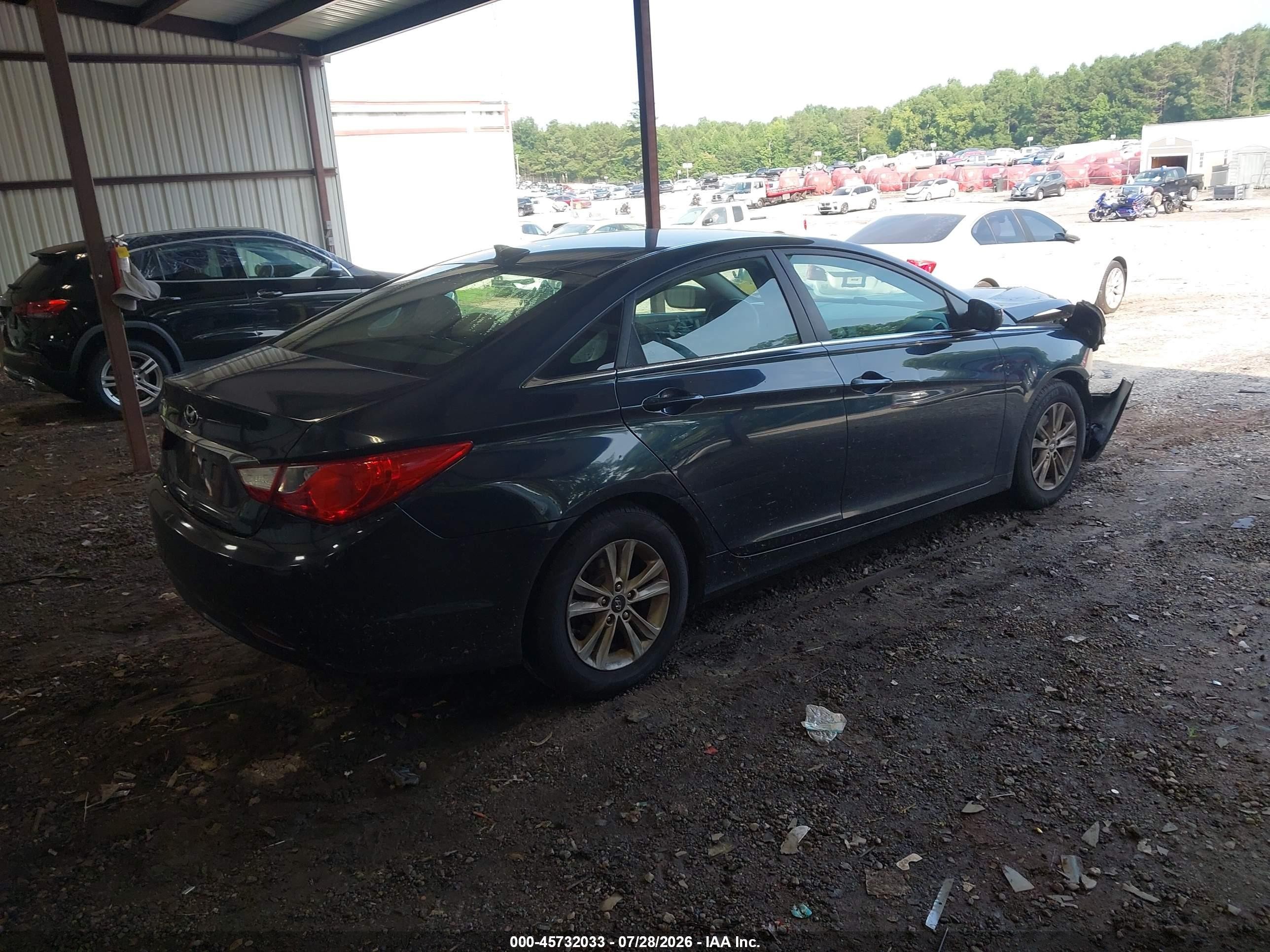 2013 Hyundai Sonata Gls Black vin: 5NPEB4AC1DH638122