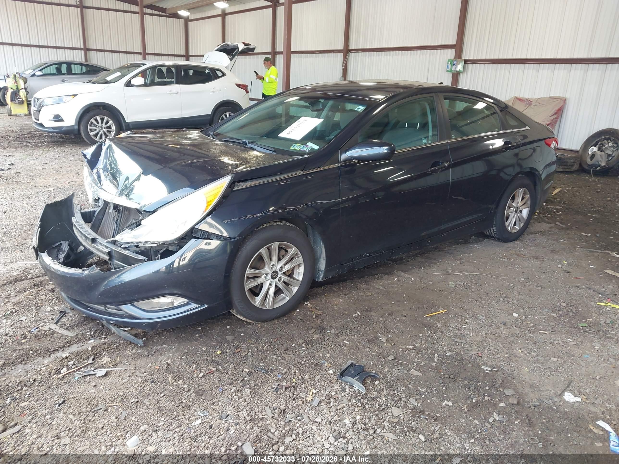 2013 Hyundai Sonata Gls Black vin: 5NPEB4AC1DH638122