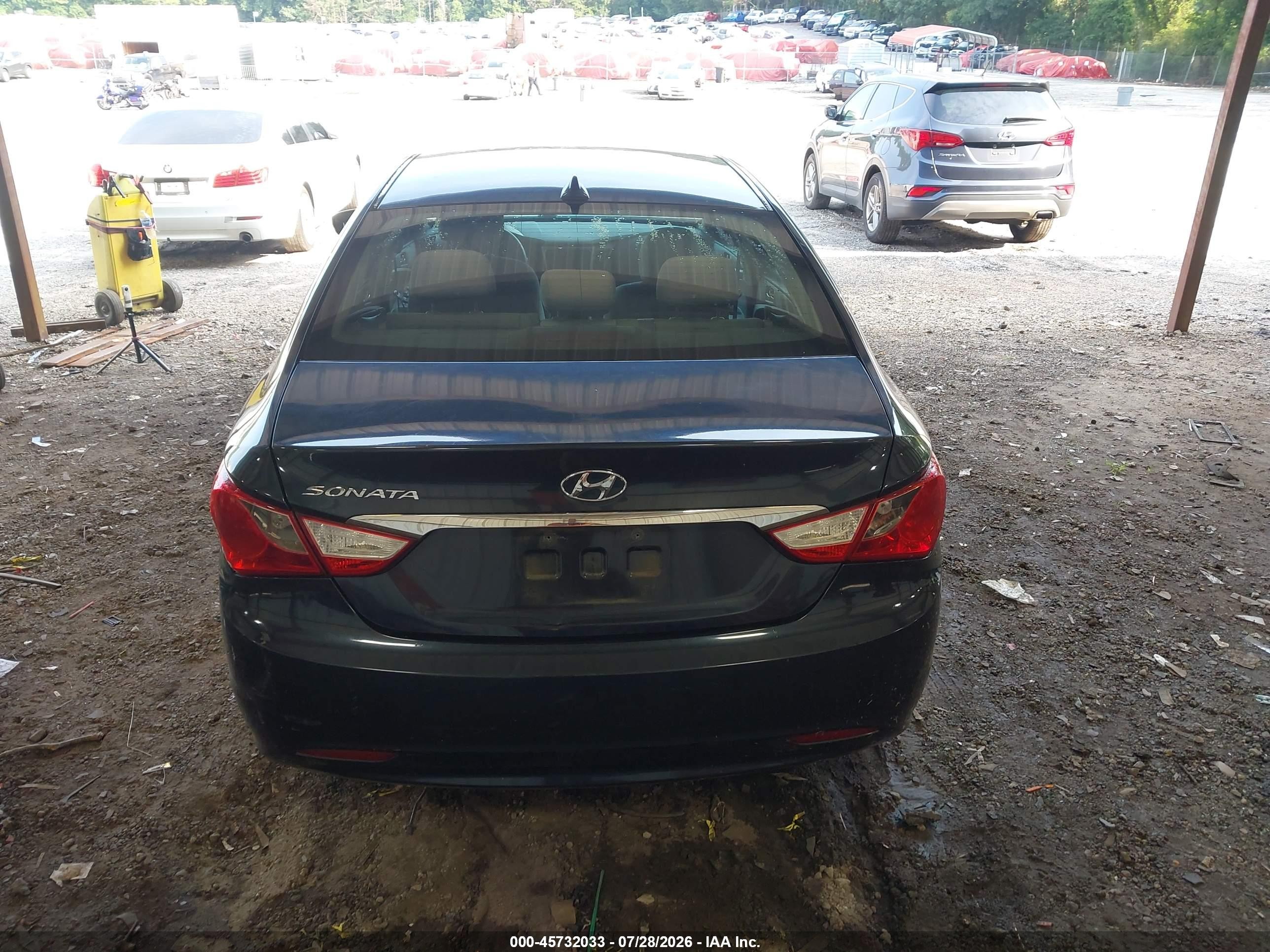 2013 Hyundai Sonata Gls Black vin: 5NPEB4AC1DH638122