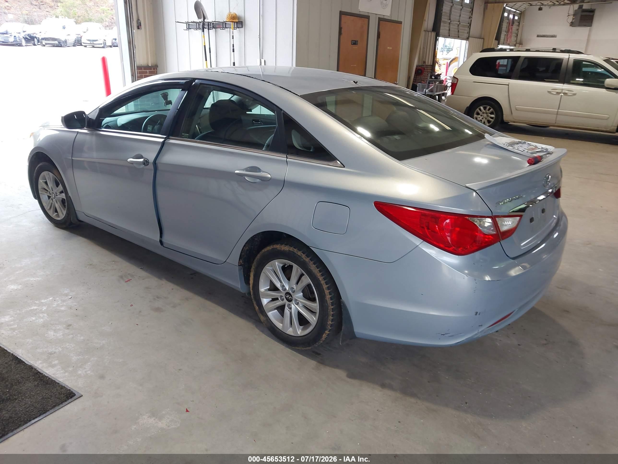2013 Hyundai Sonata Gls Blue vin: 5NPEB4AC1DH638718