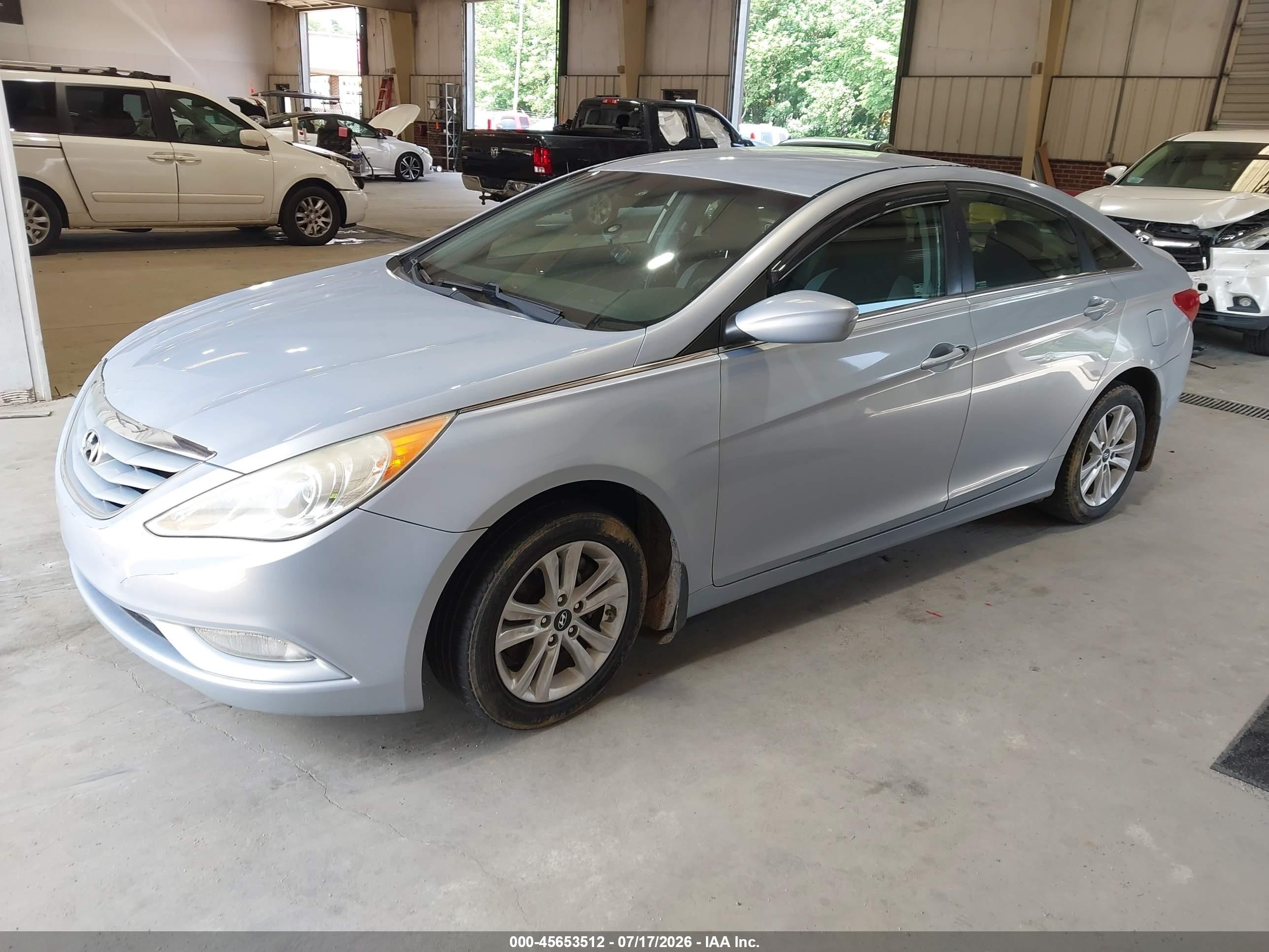 2013 Hyundai Sonata Gls Blue vin: 5NPEB4AC1DH638718