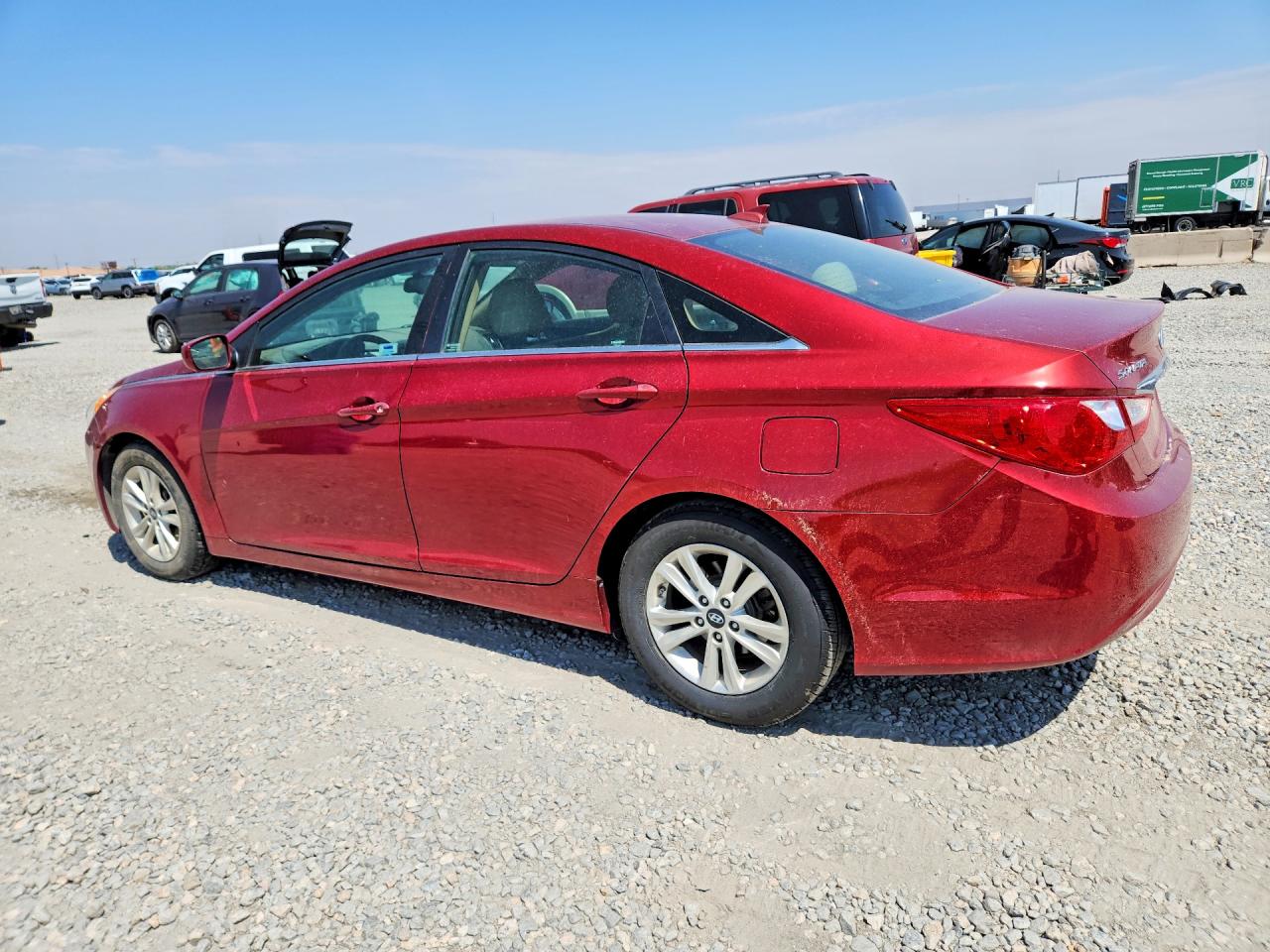 2013 Hyundai Sonata Gls Maroon vin: 5NPEB4AC1DH647399