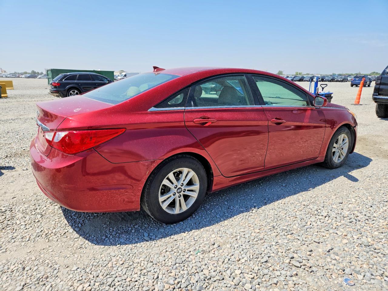 2013 Hyundai Sonata Gls Maroon vin: 5NPEB4AC1DH647399