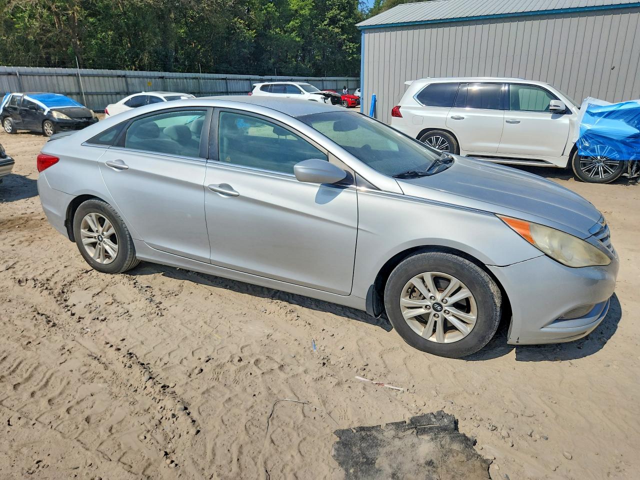 2013 Hyundai Sonata Gls Gray vin: 5NPEB4AC1DH648276