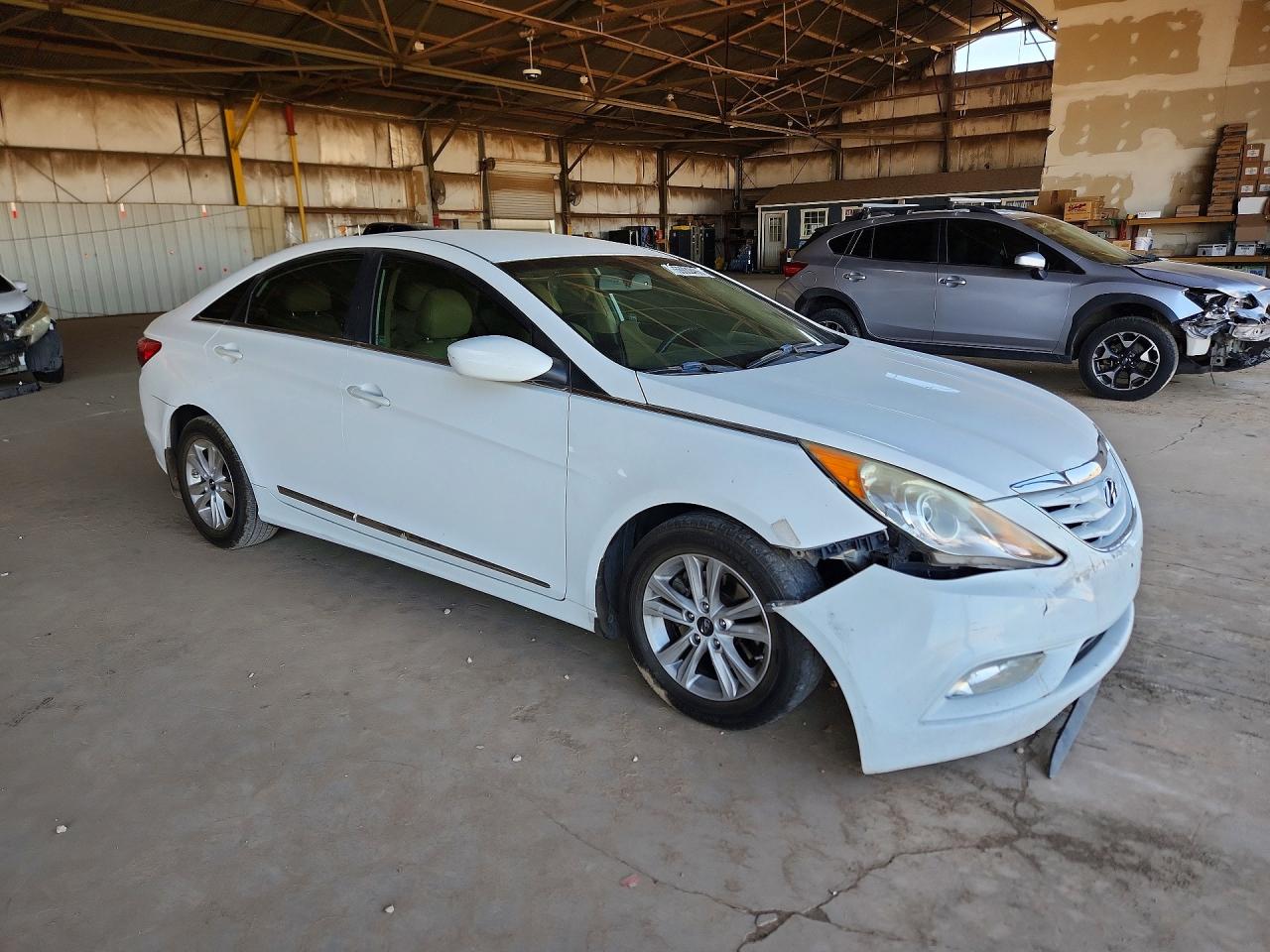 2013 Hyundai Sonata Gls White vin: 5NPEB4AC1DH657110