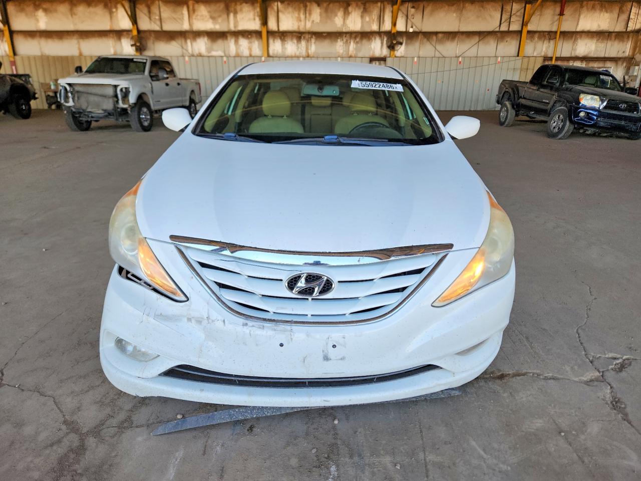 2013 Hyundai Sonata Gls White vin: 5NPEB4AC1DH657110