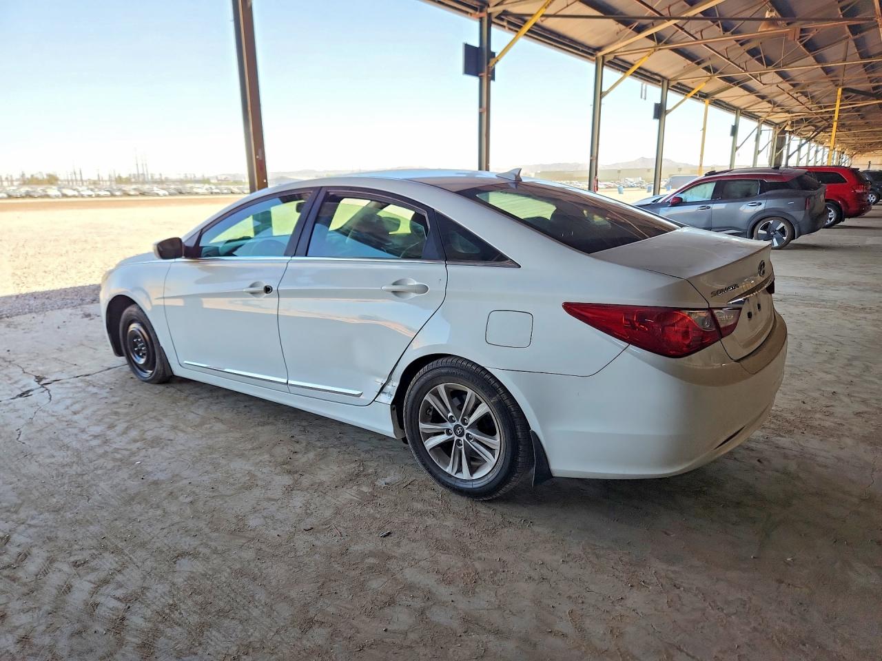 2013 Hyundai Sonata Gls White vin: 5NPEB4AC1DH657110