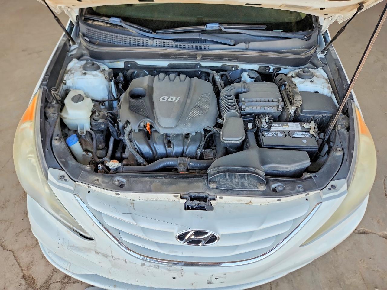 2013 Hyundai Sonata Gls White vin: 5NPEB4AC1DH657110