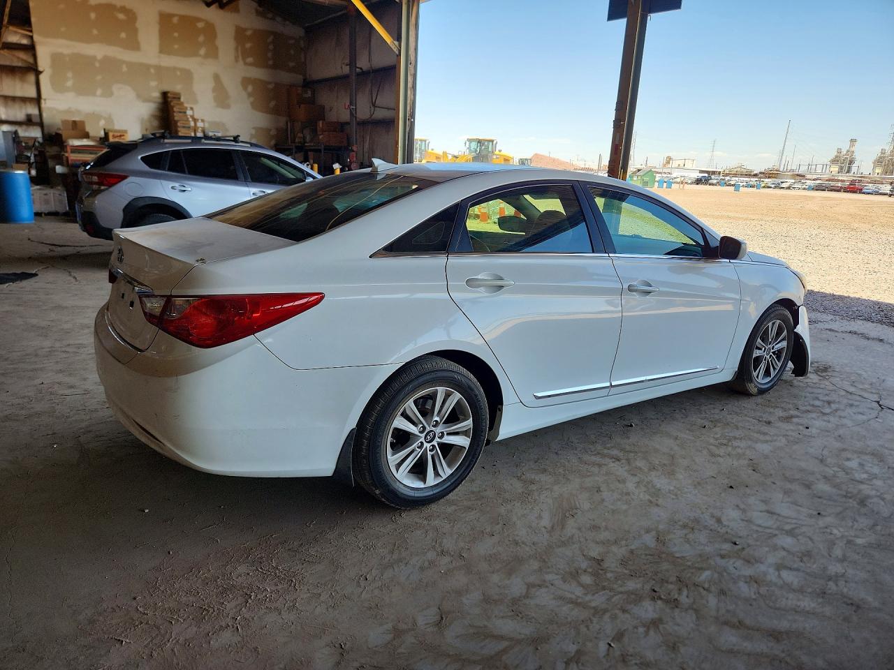 2013 Hyundai Sonata Gls White vin: 5NPEB4AC1DH657110