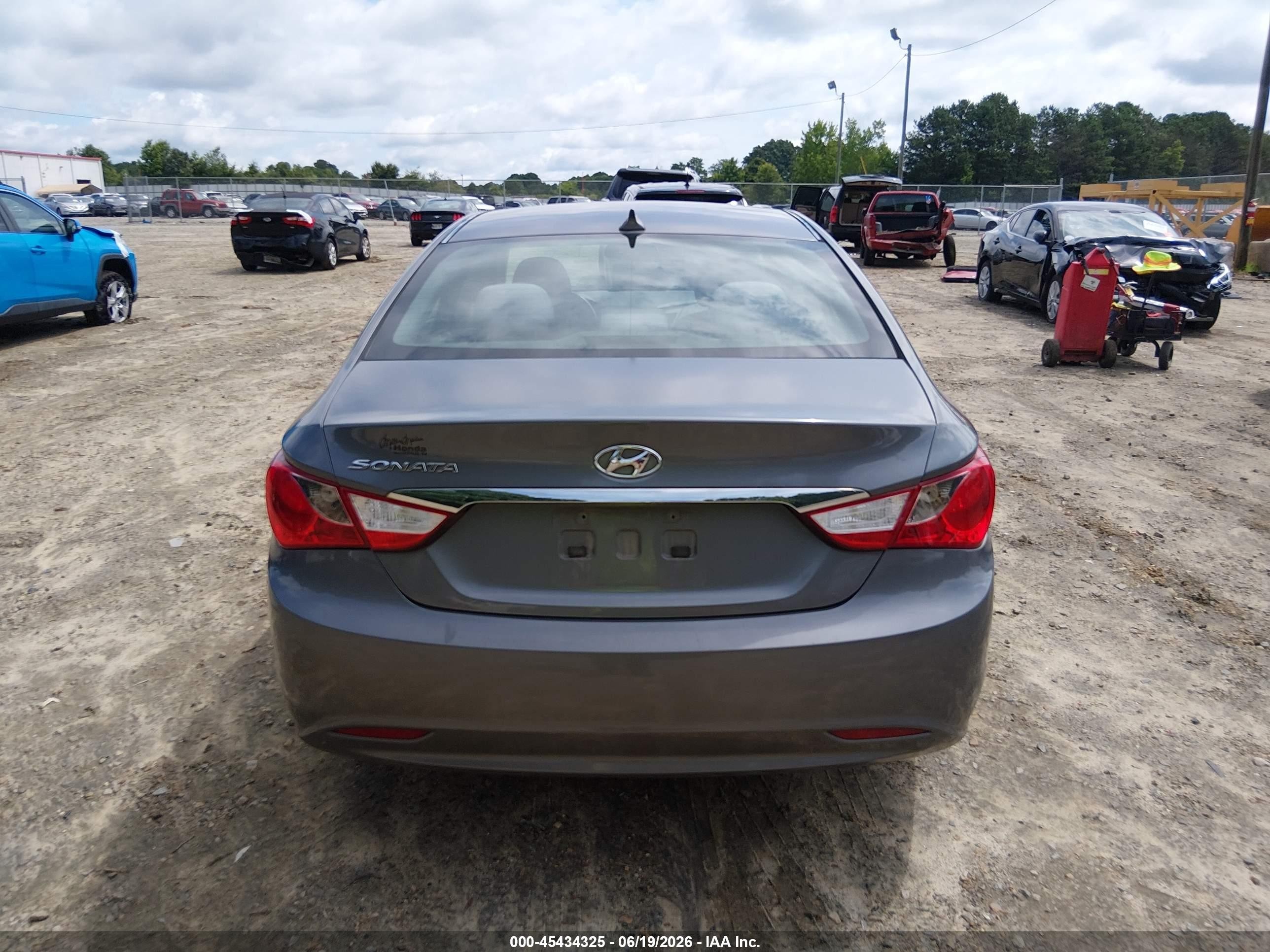 2013 Hyundai Sonata Gls Gray vin: 5NPEB4AC1DH658452