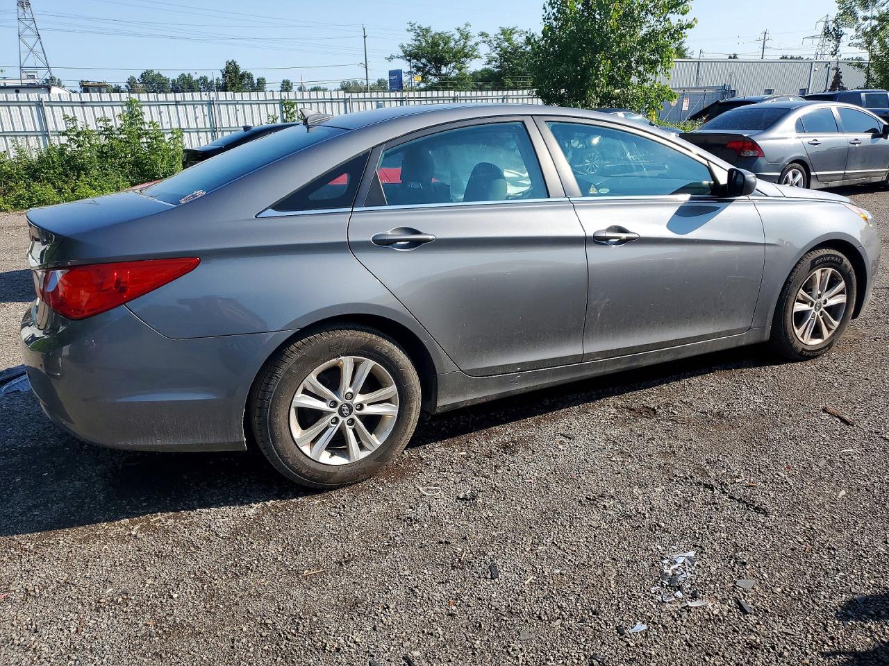 2013 Hyundai Sonata Gls Gray vin: 5NPEB4AC1DH662470