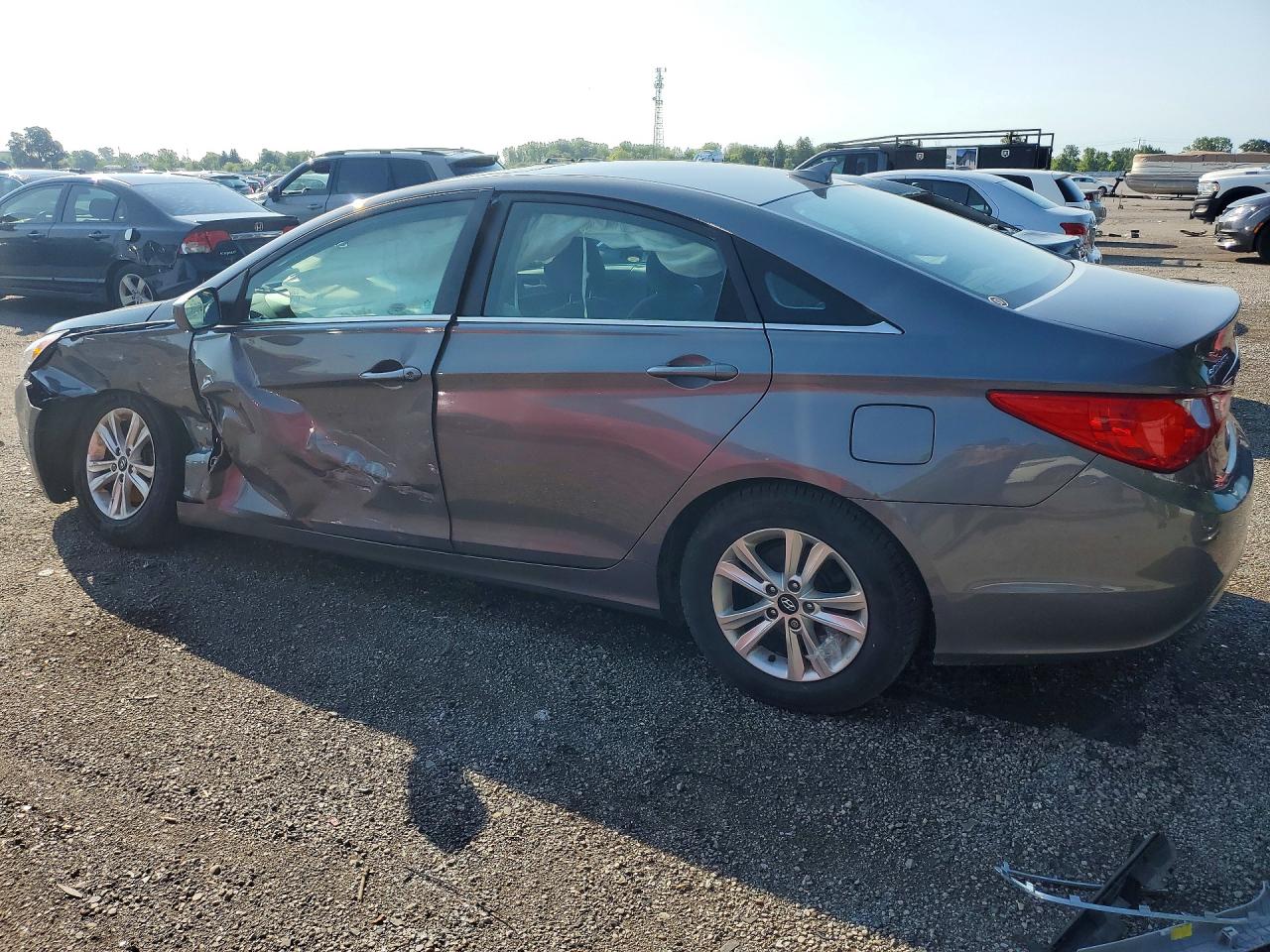 2013 Hyundai Sonata Gls Gray vin: 5NPEB4AC1DH662470