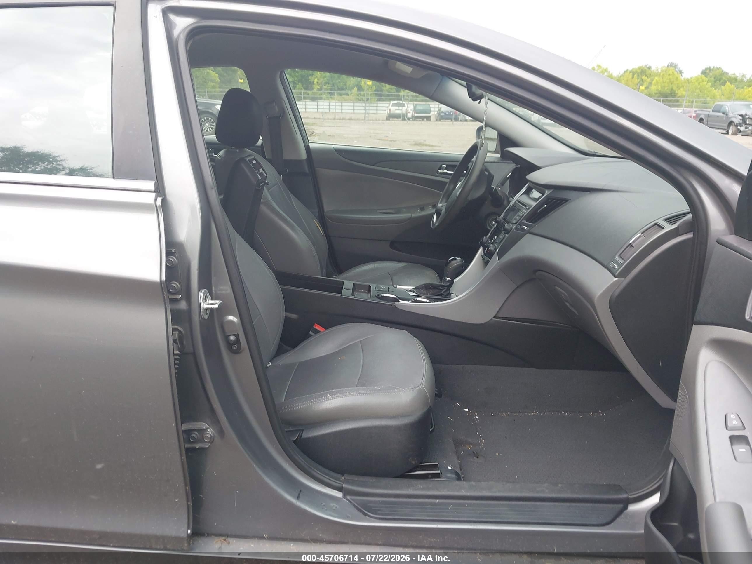 2013 Hyundai Sonata Gls Gray vin: 5NPEB4AC1DH664185