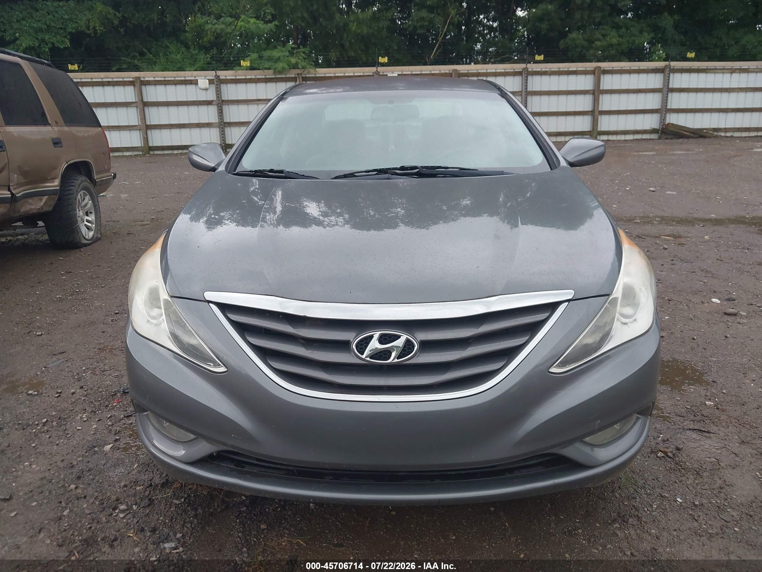 2013 Hyundai Sonata Gls Gray vin: 5NPEB4AC1DH664185