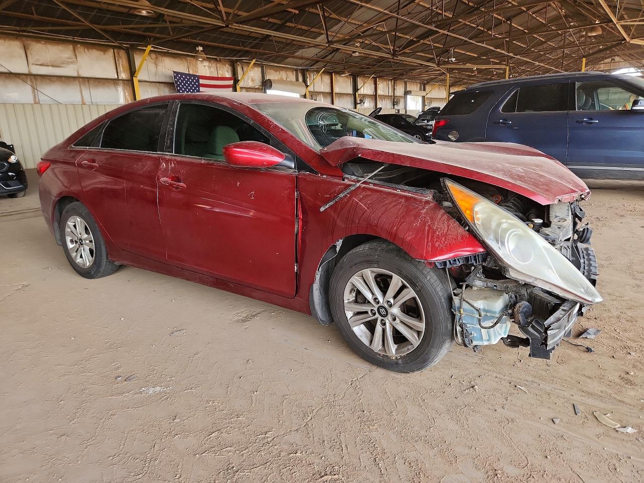 2013 Hyundai Sonata Gls Maroon vin: 5NPEB4AC1DH673761
