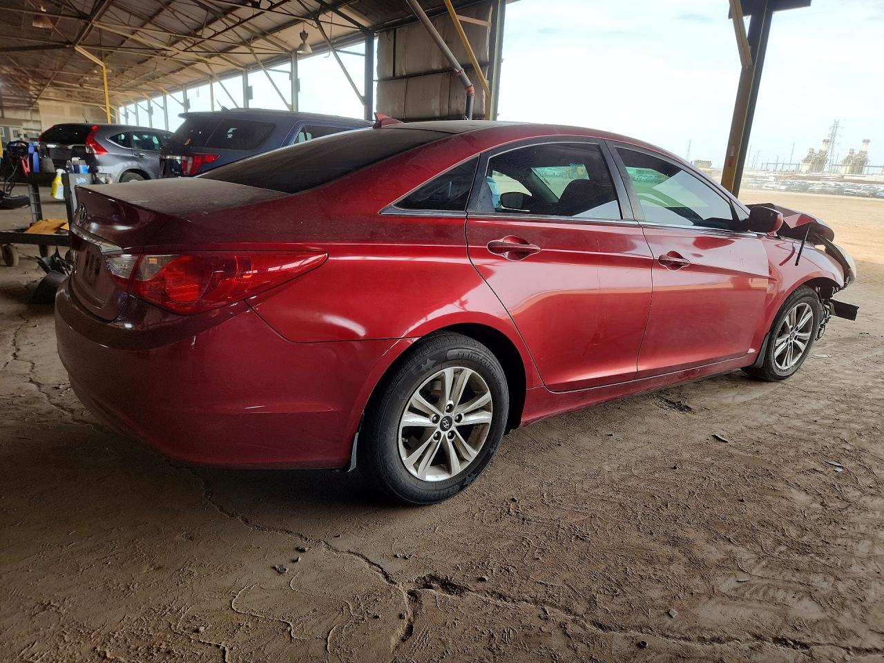 2013 Hyundai Sonata Gls Maroon vin: 5NPEB4AC1DH673761