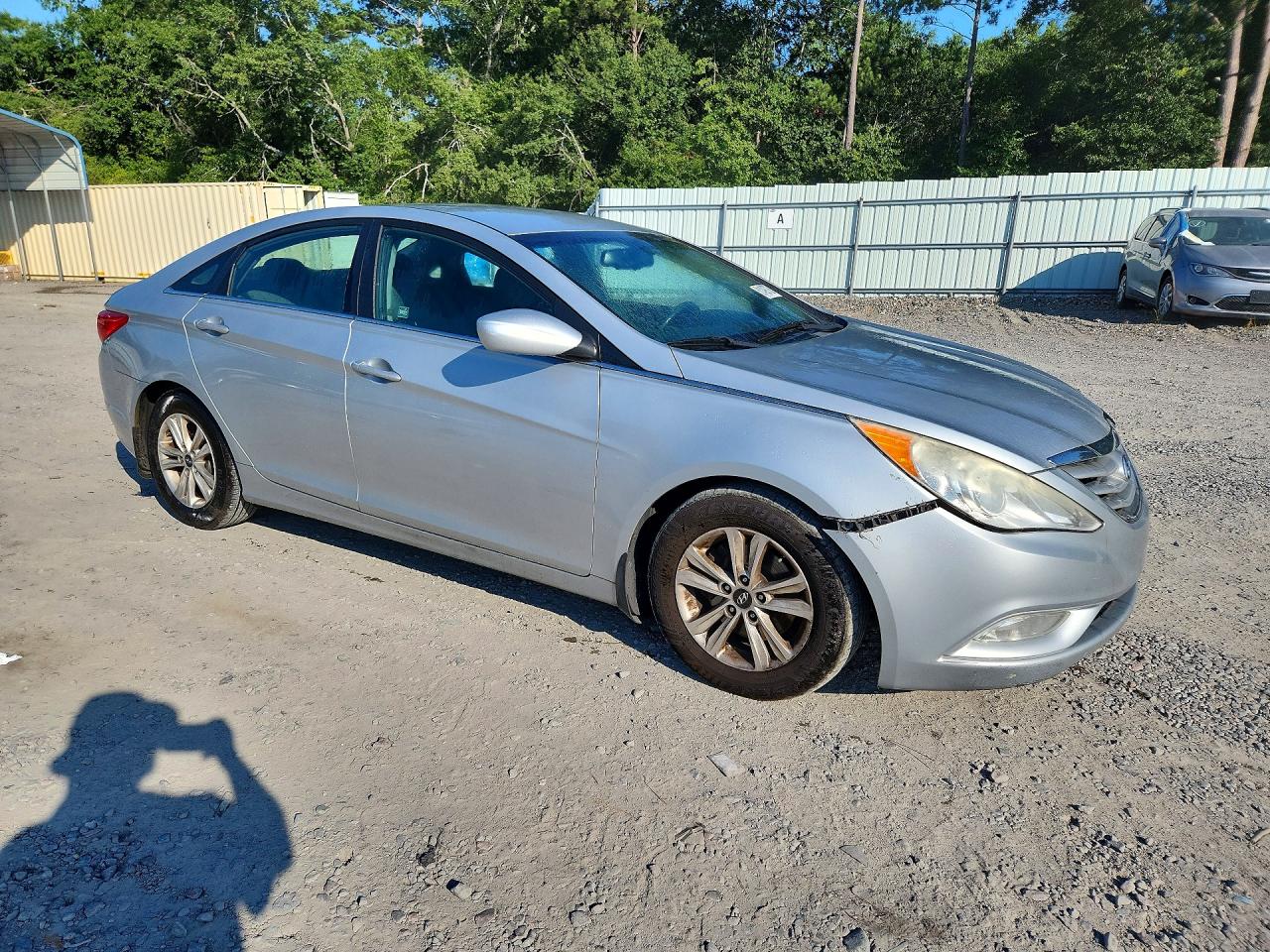 2013 Hyundai Sonata Gls Silver vin: 5NPEB4AC1DH680788
