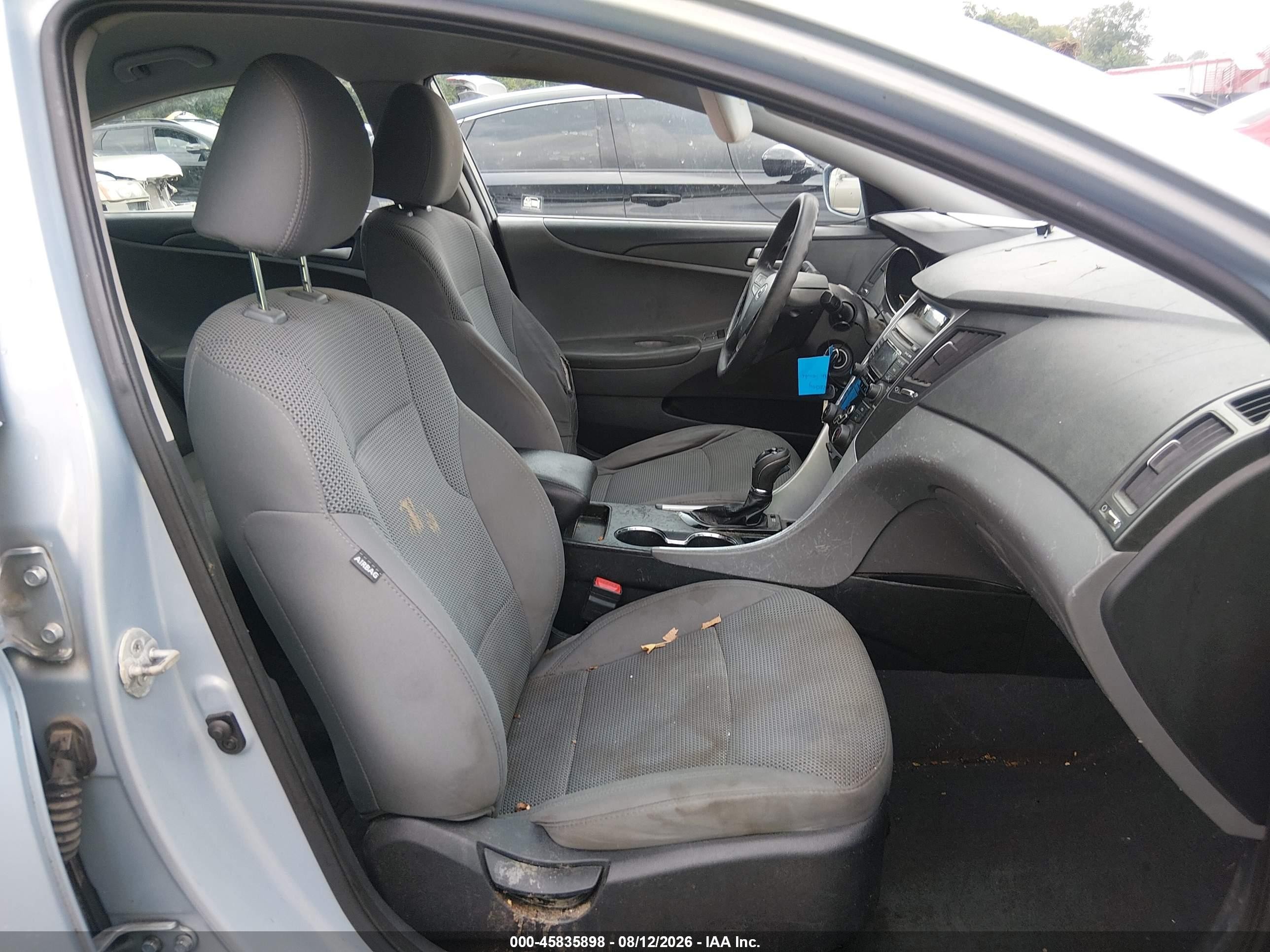 2013 Hyundai Sonata Gls Light Blue vin: 5NPEB4AC1DH683433