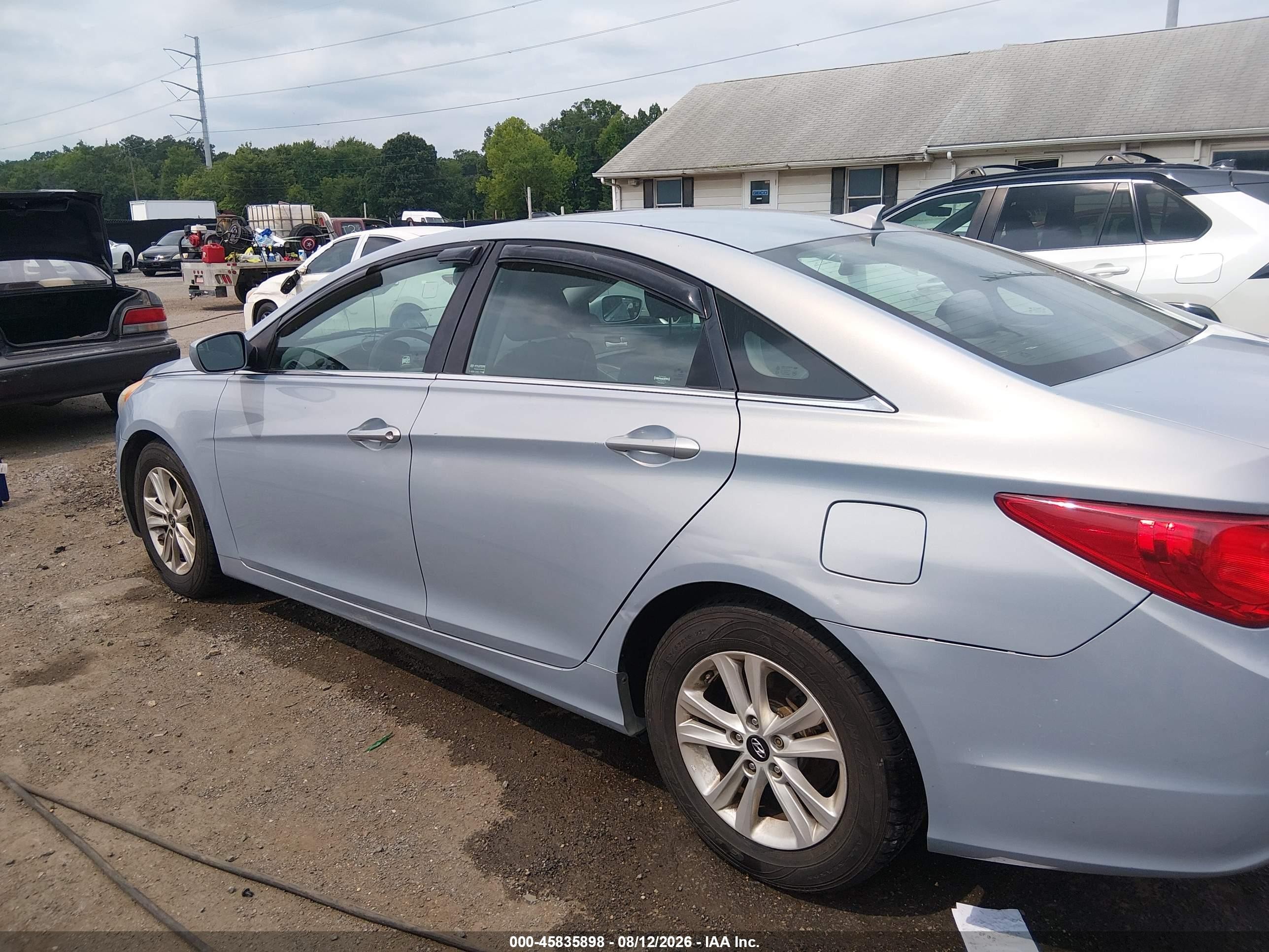 2013 Hyundai Sonata Gls Light Blue vin: 5NPEB4AC1DH683433