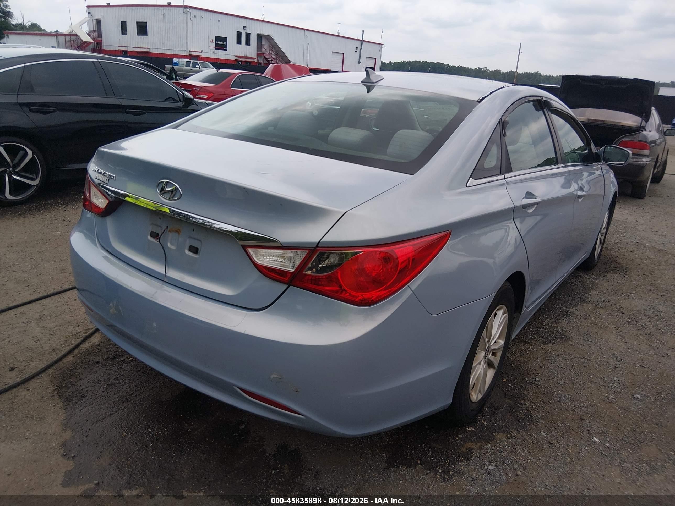 2013 Hyundai Sonata Gls Light Blue vin: 5NPEB4AC1DH683433