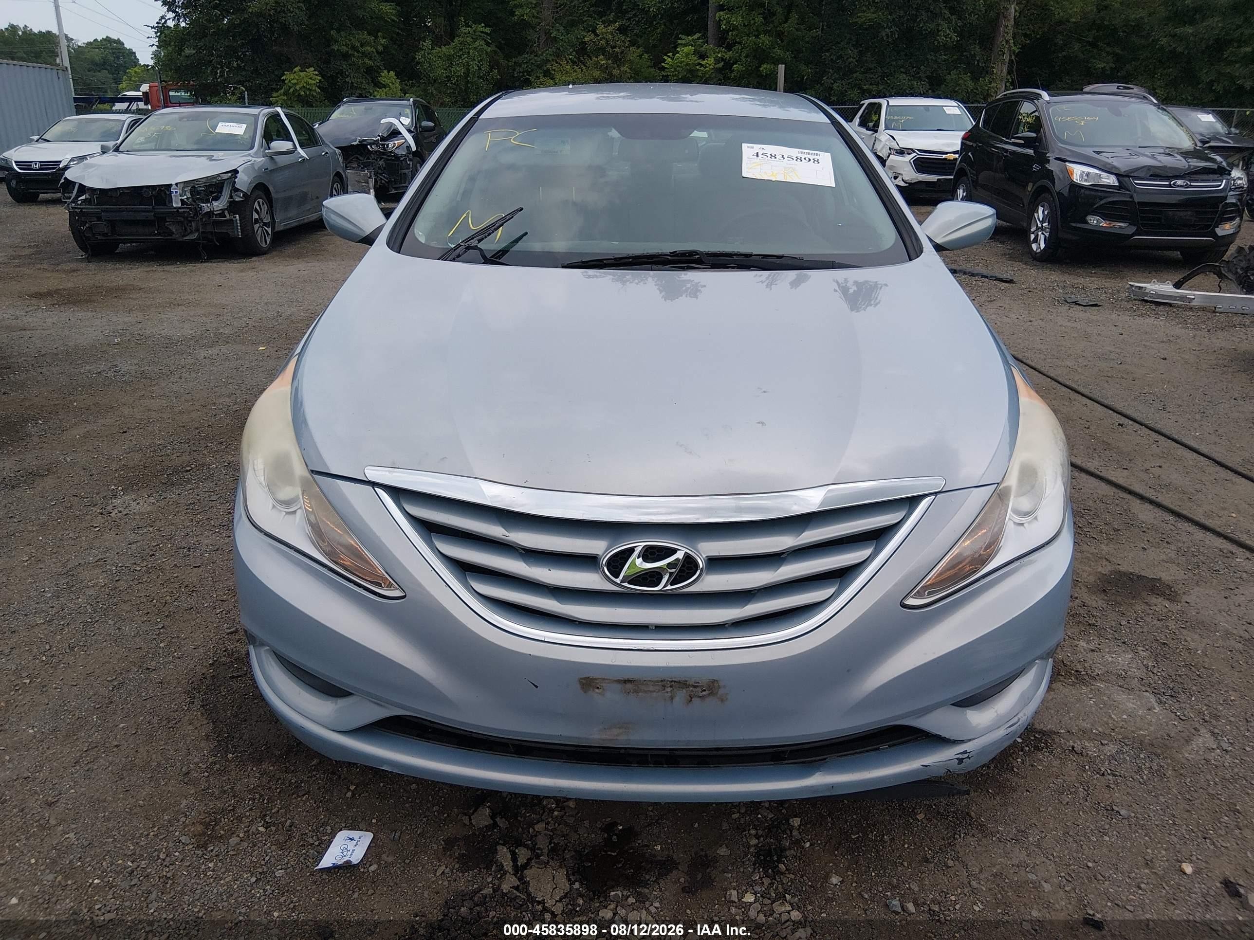2013 Hyundai Sonata Gls Light Blue vin: 5NPEB4AC1DH683433